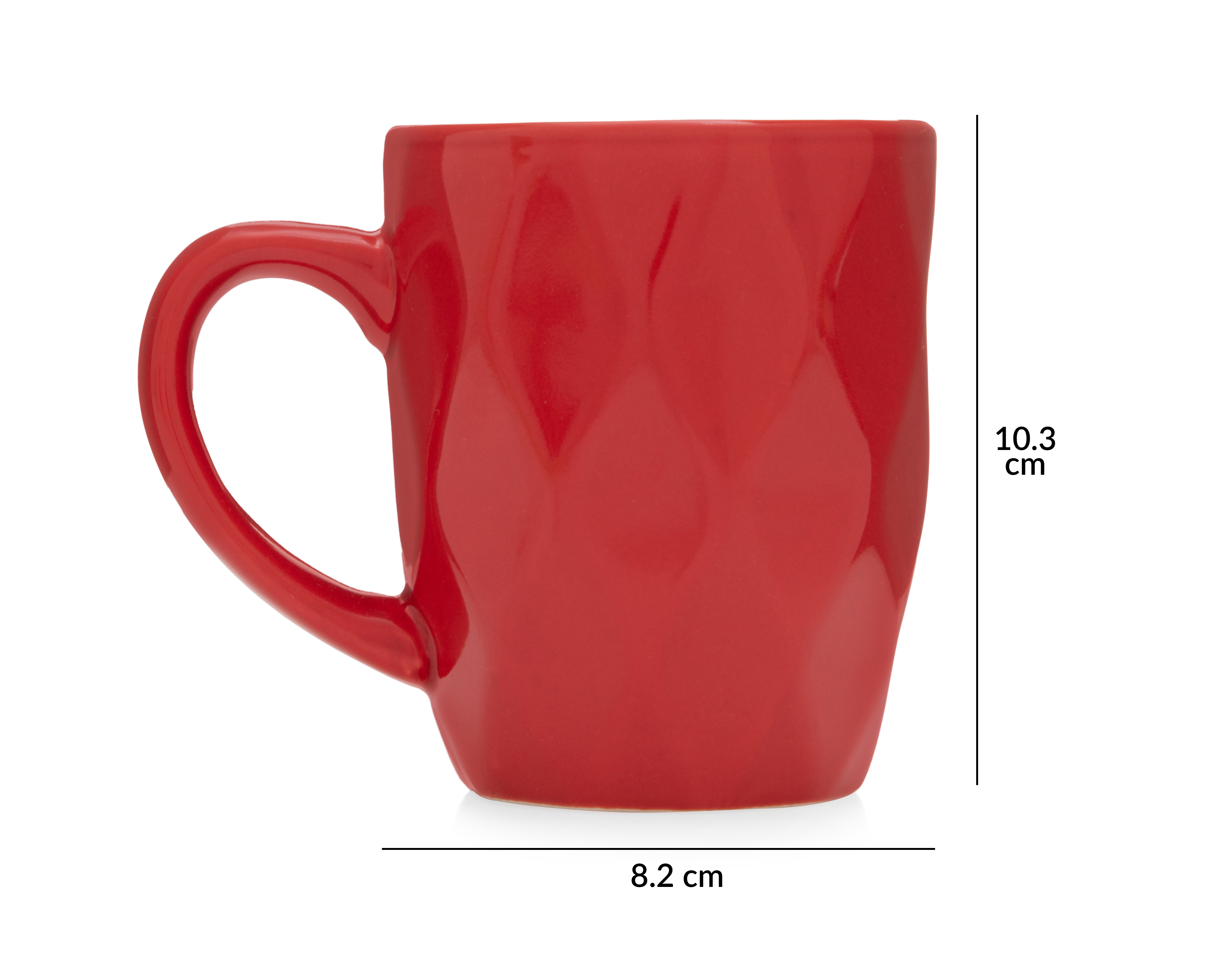 Foto 5 | Foto 5 | Taza de Cerámica Starhaus 325 ml 4 Piezas