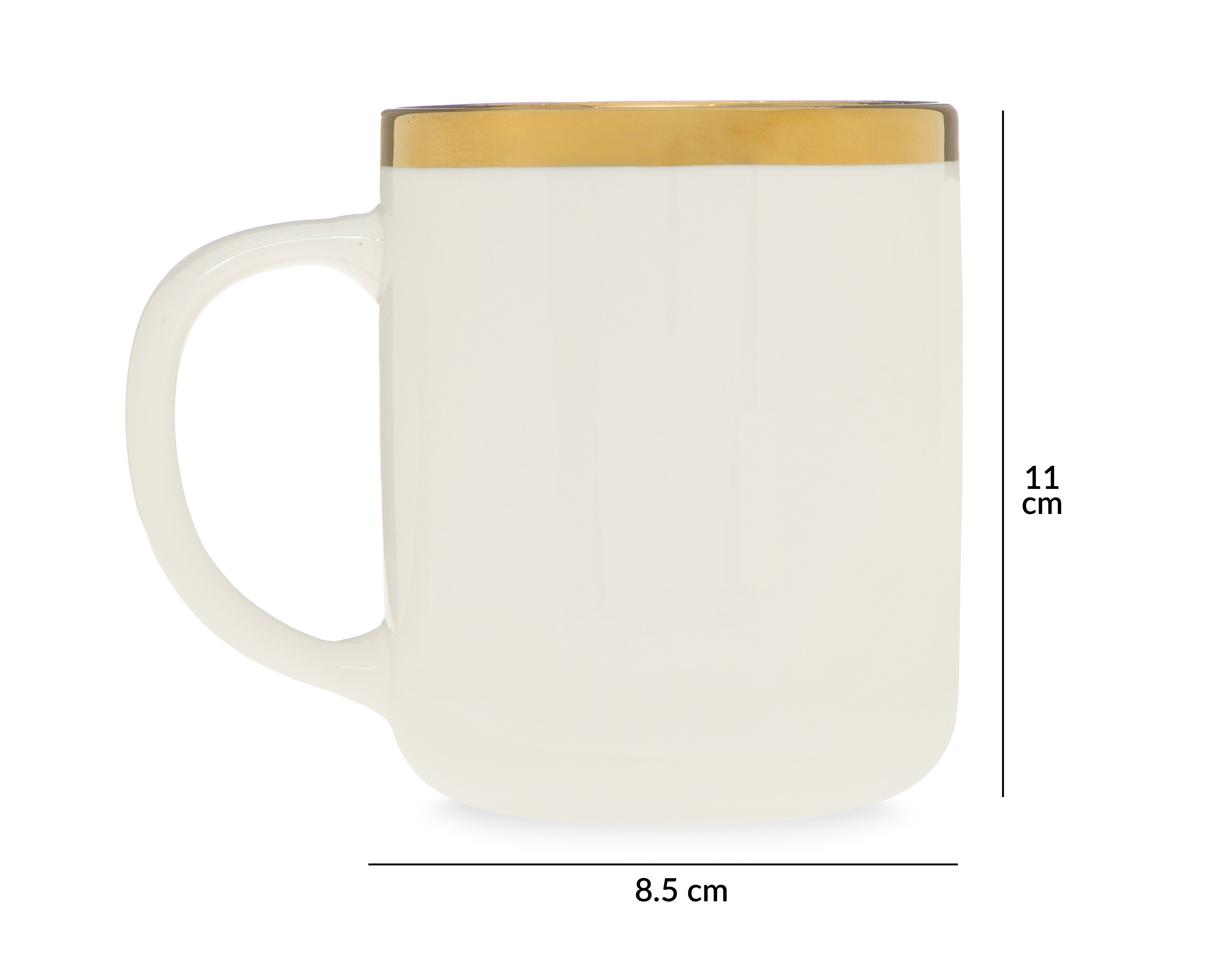 Foto 6 pulgar | Foto 5 | Taza de Cerámica Starhaus 354 ml 4 Piezas