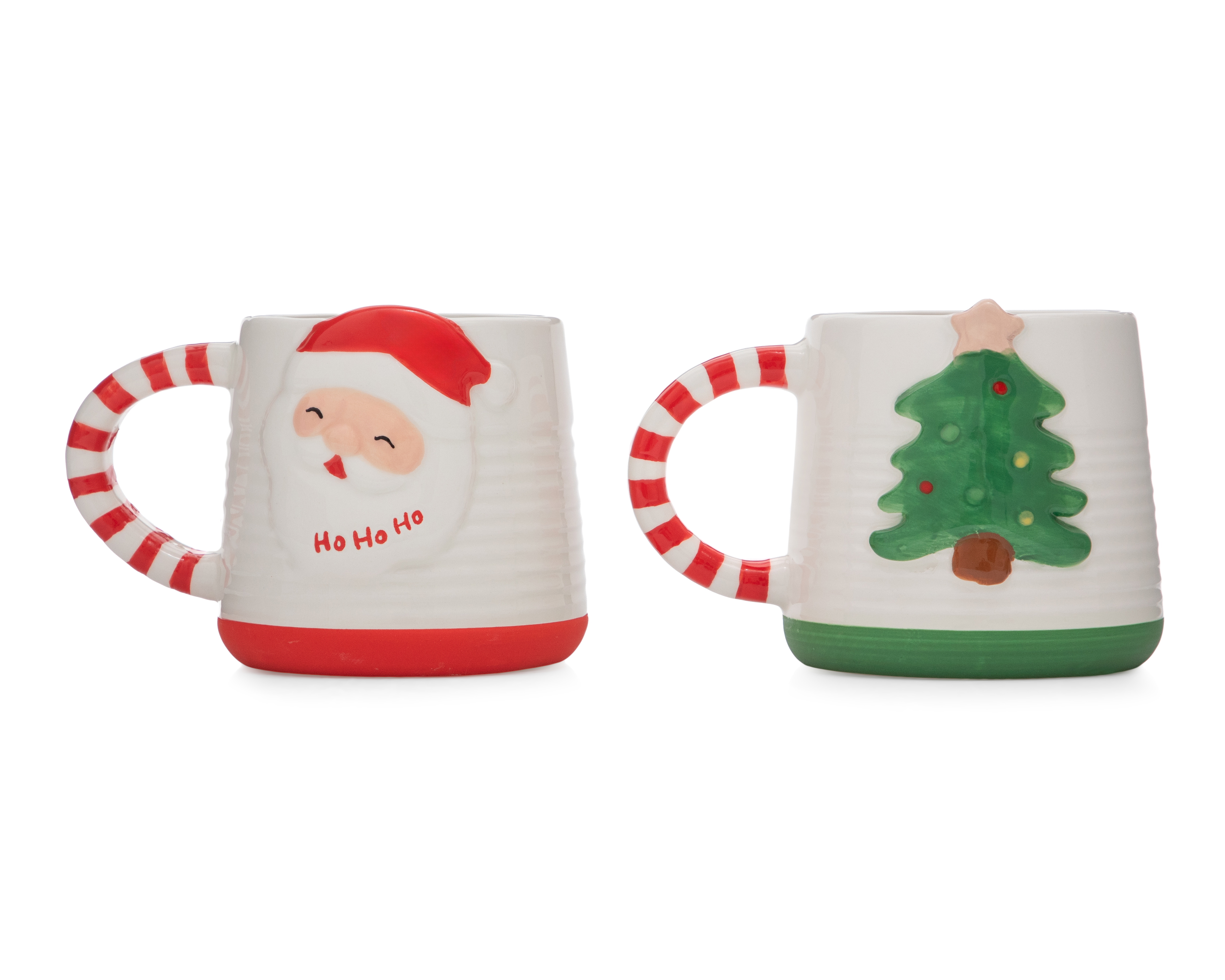 Taza de Cerámica Navideña 440 ml 2 Piezas