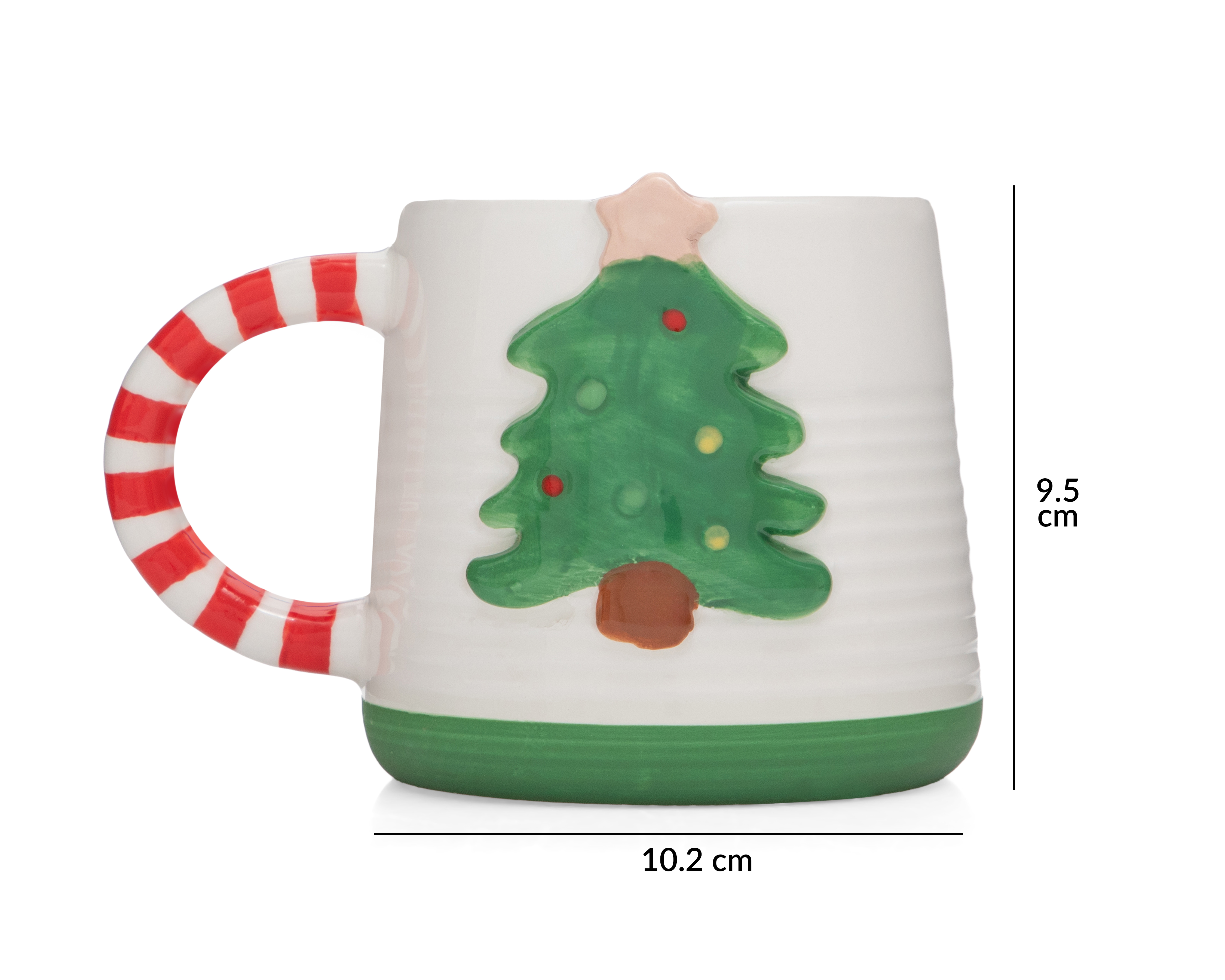 Foto 5 | Foto 5 | Taza de Cerámica Navideña 440 ml 2 Piezas