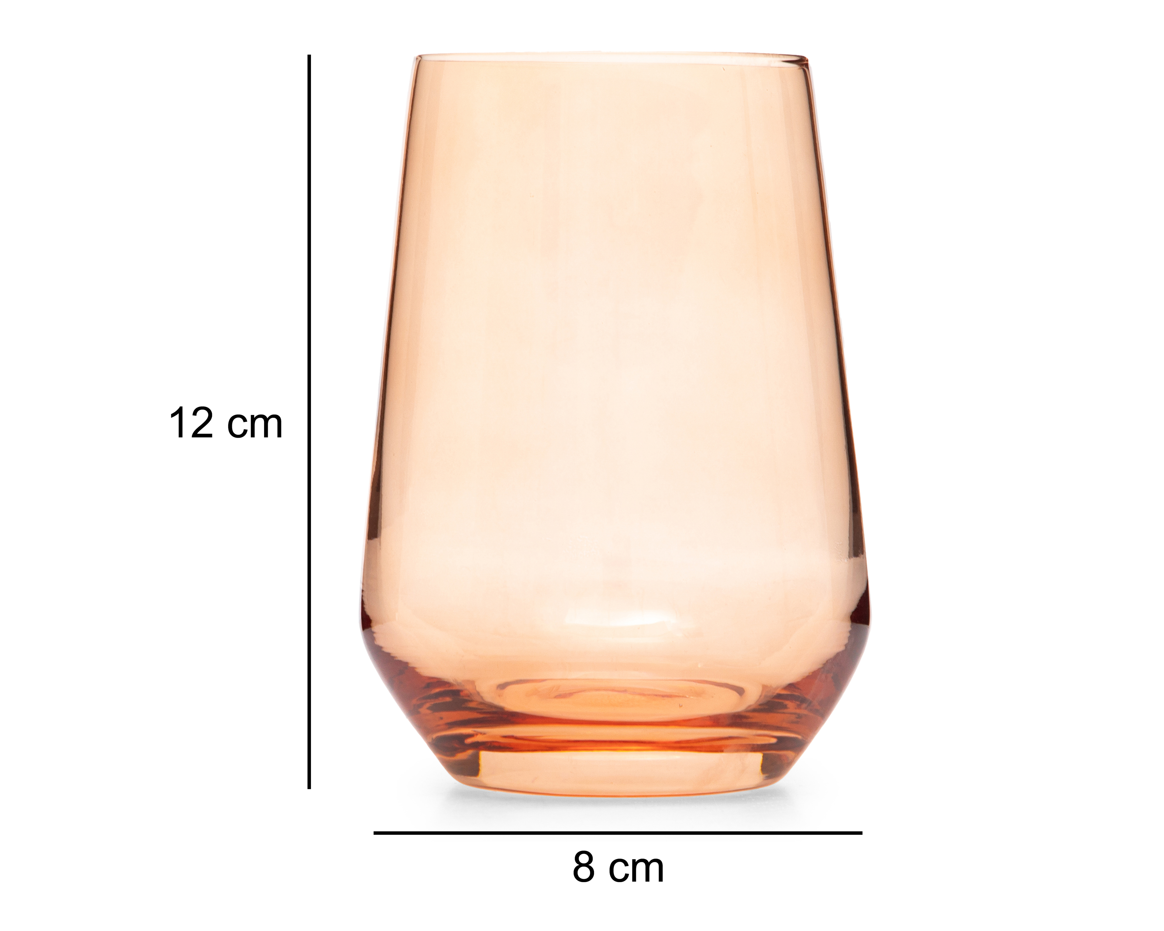 Foto 5 pulgar | Foto 4 | Vaso de Vidrio Starhaus 380 ml 4 Piezas