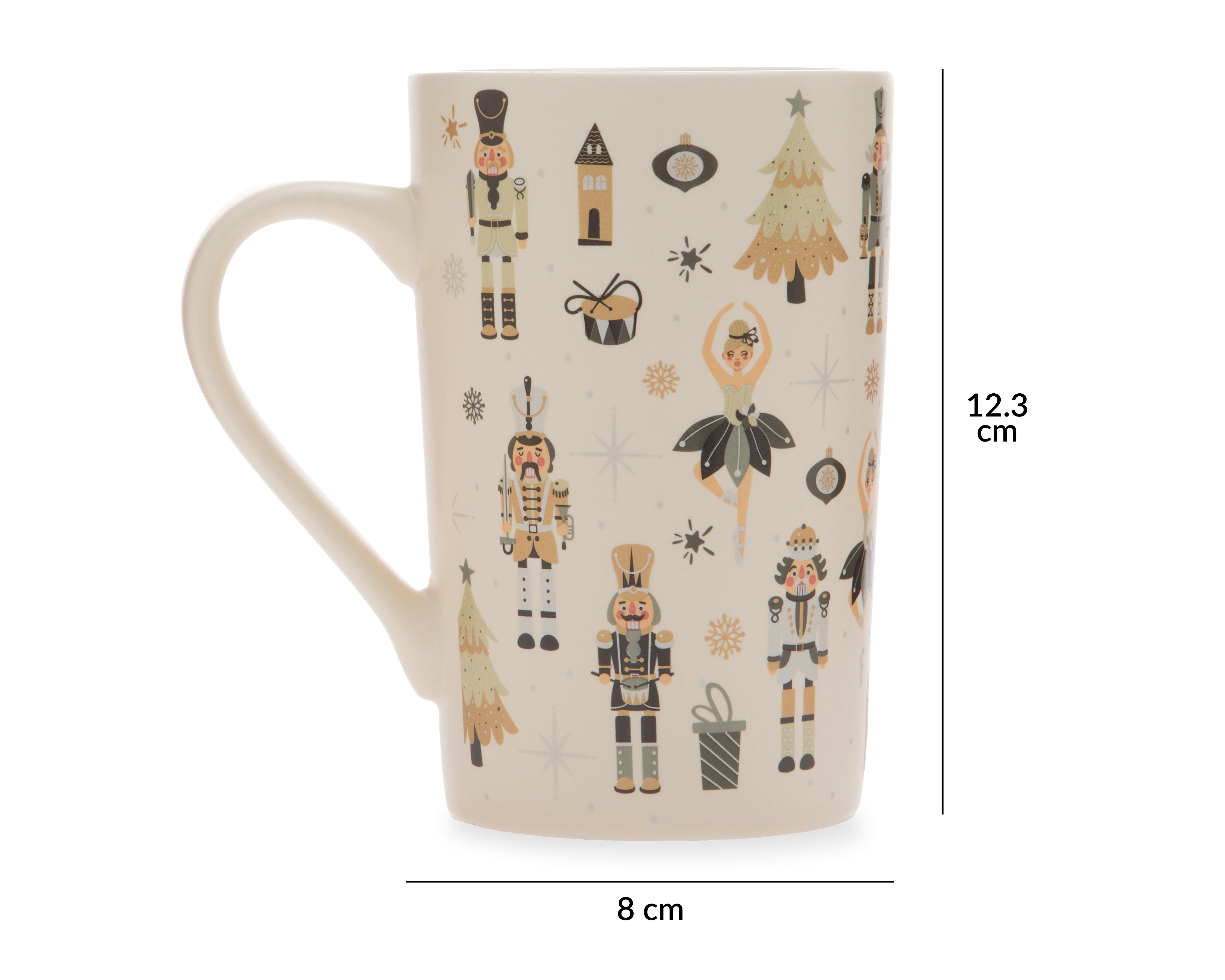 Foto 5 pulgar | Foto 4 | Taza de Cerámica Starhaus 380 ml 2 Piezas