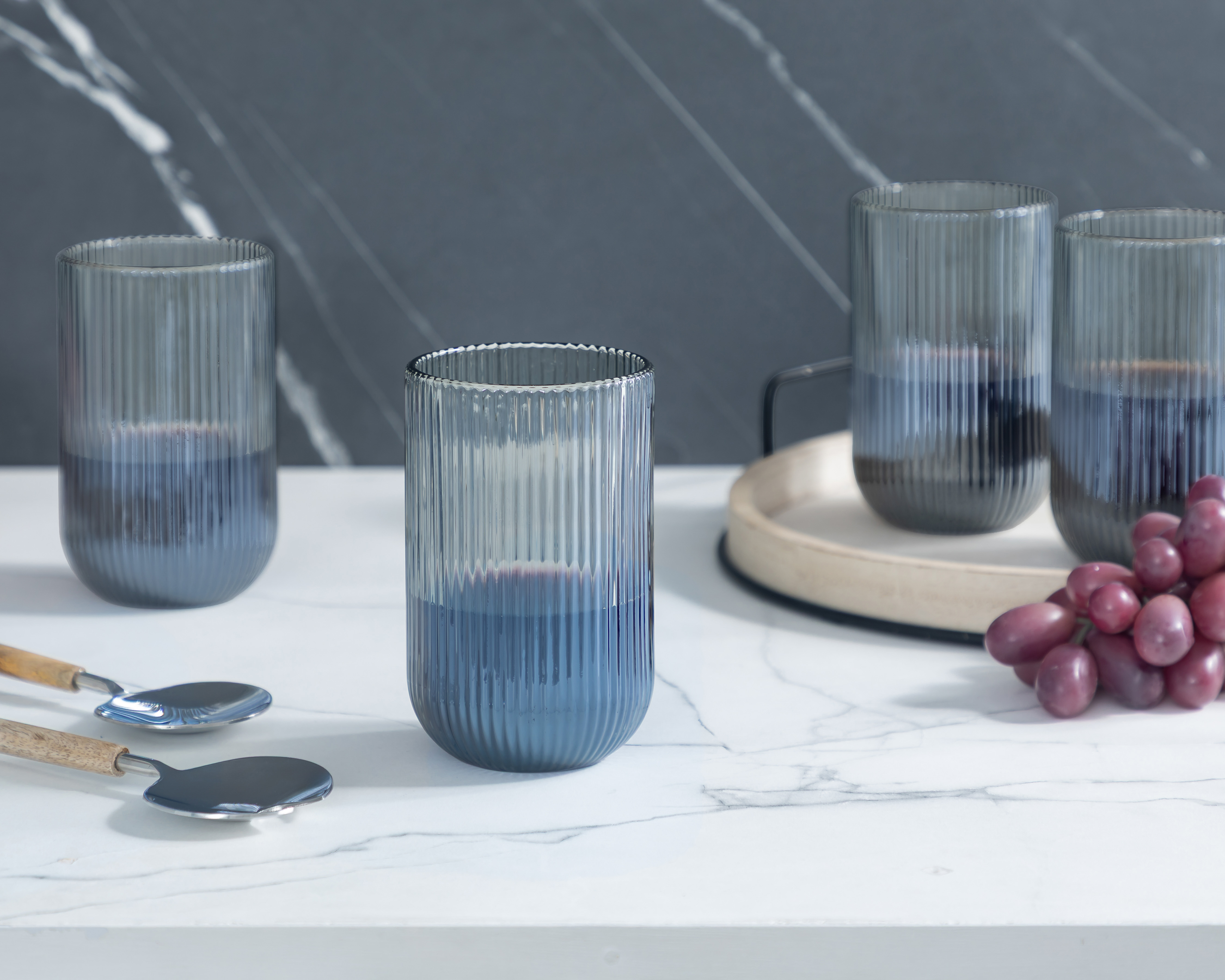 Foto 3 | Foto 3 | Vaso de Vidrio Starhaus 390 ml 4 Piezas