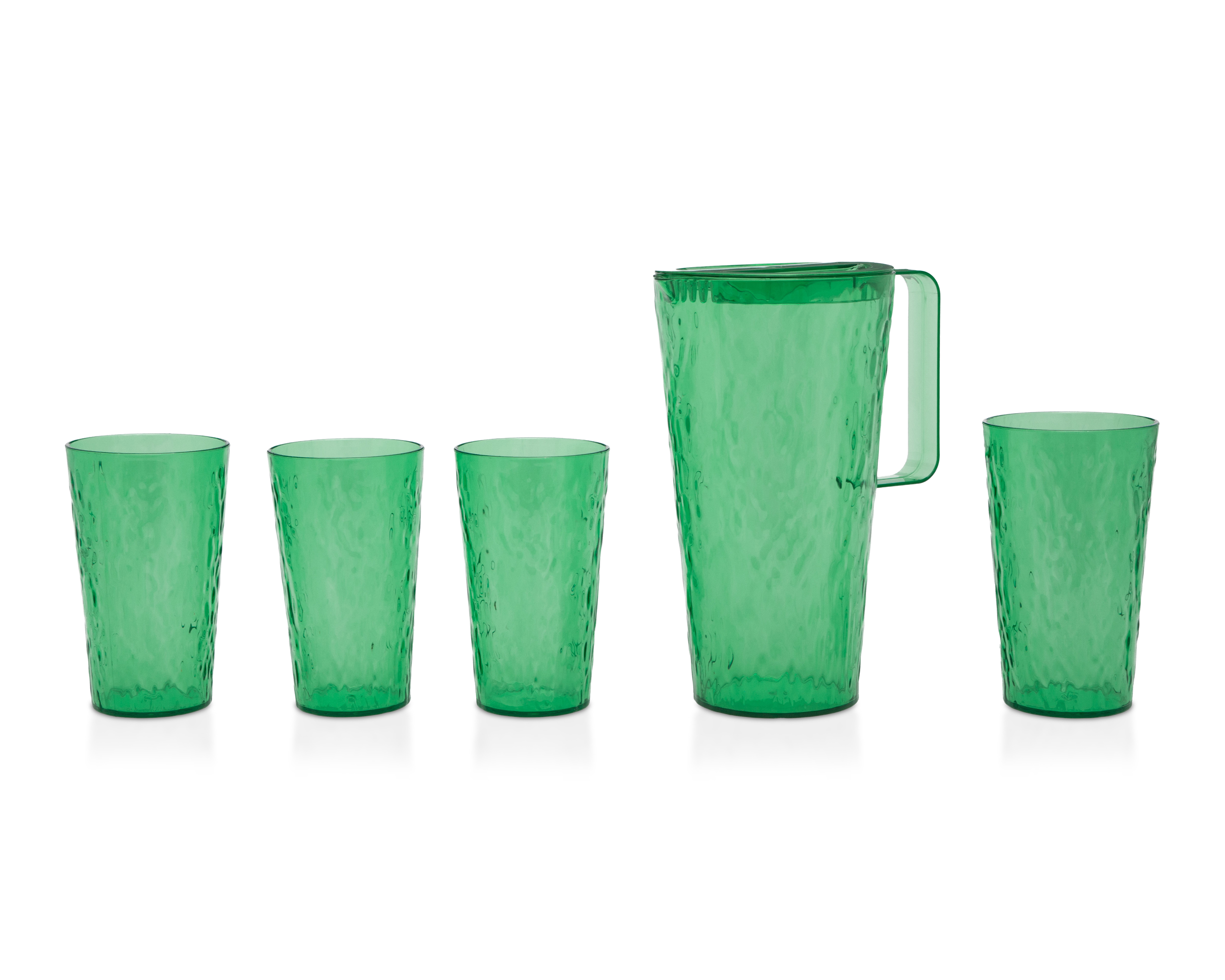 Juego de Jarra y Vasos de Plástico Starhaus 5 Piezas