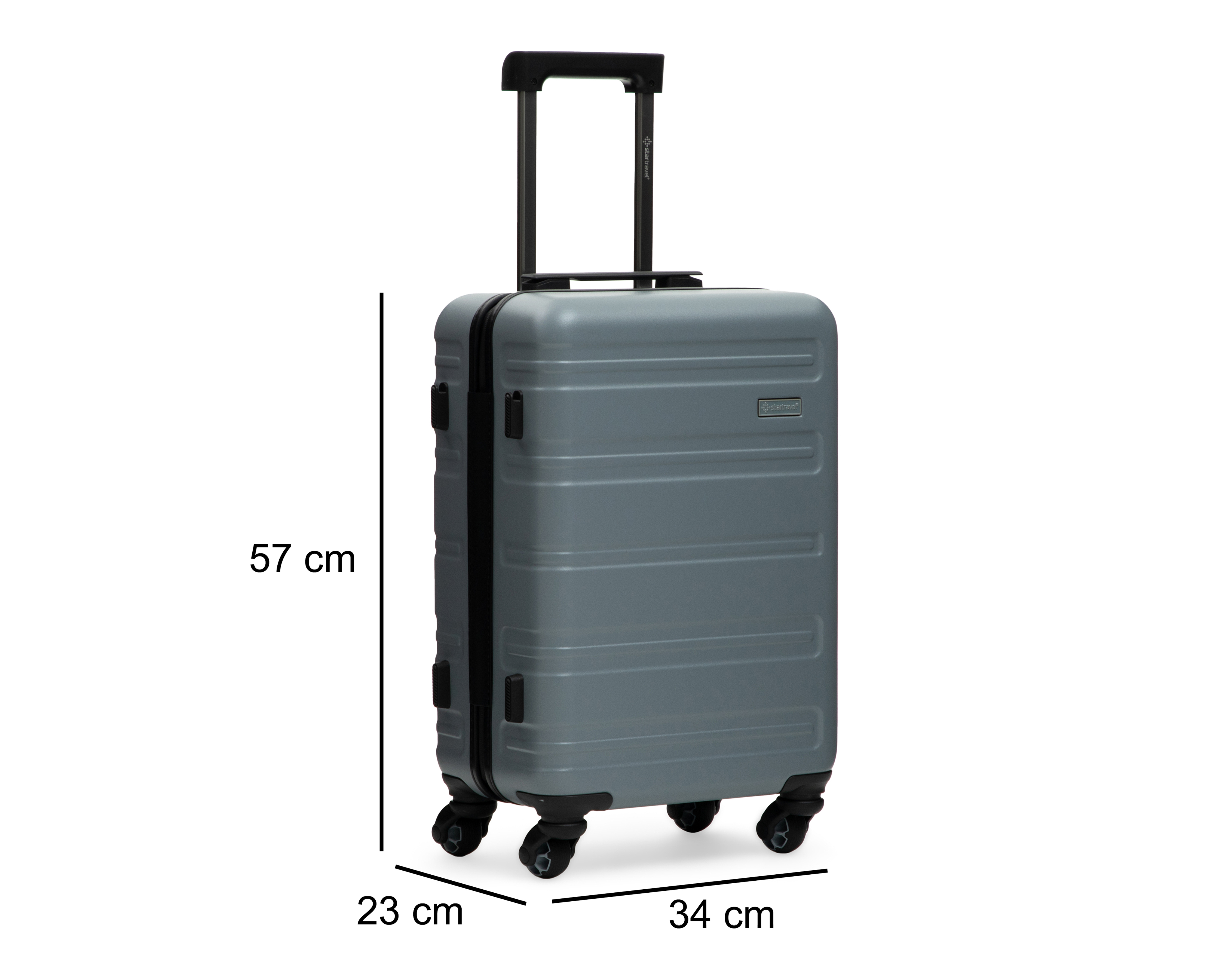 Foto 8 | Foto 8 | Maleta con Ruedas Startravel Idaho 20 Pulgadas Gris