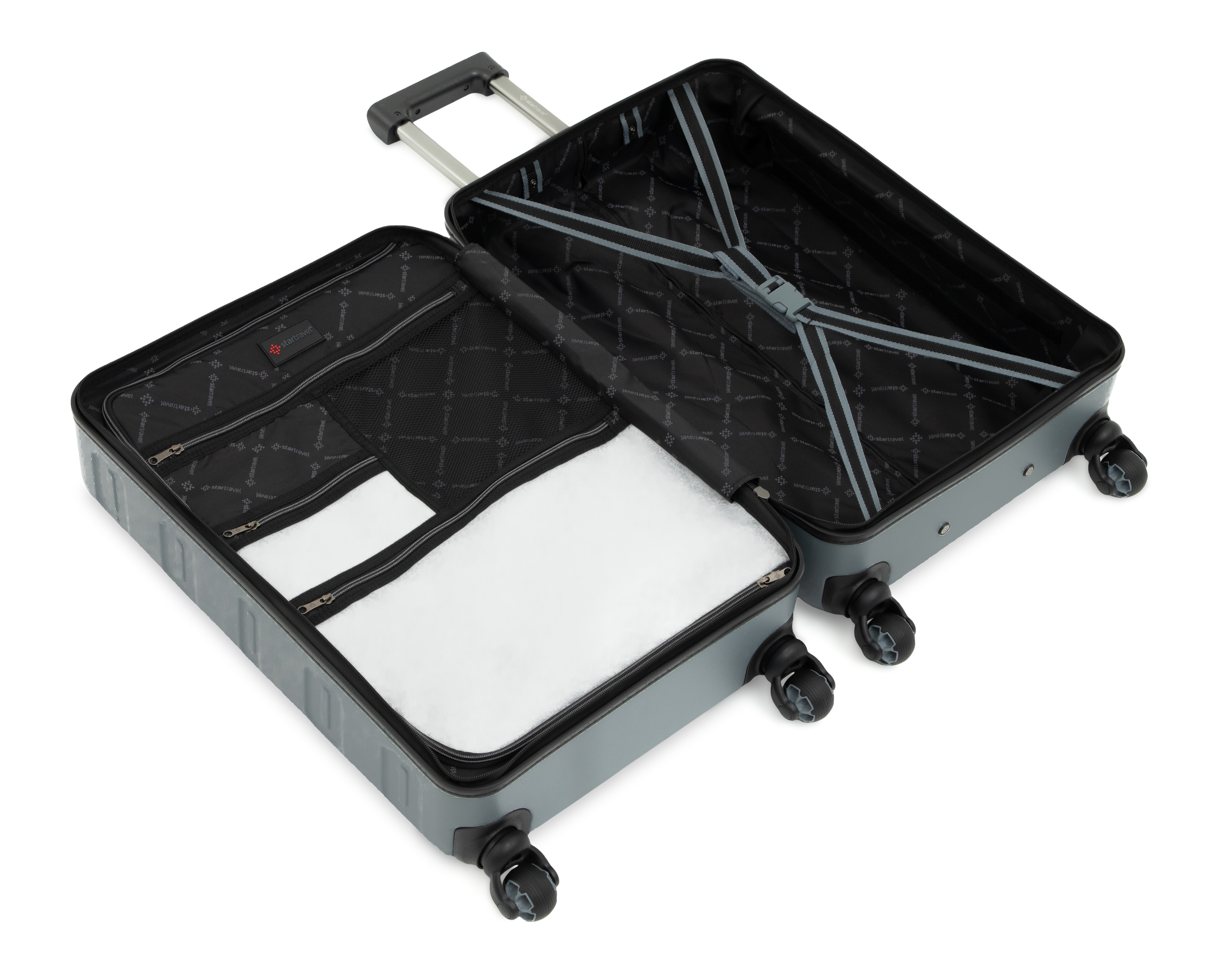 Foto 8 pulgar | Foto 7 | Maleta Vertical Startravel Idaho 24 Pulgadas Gris