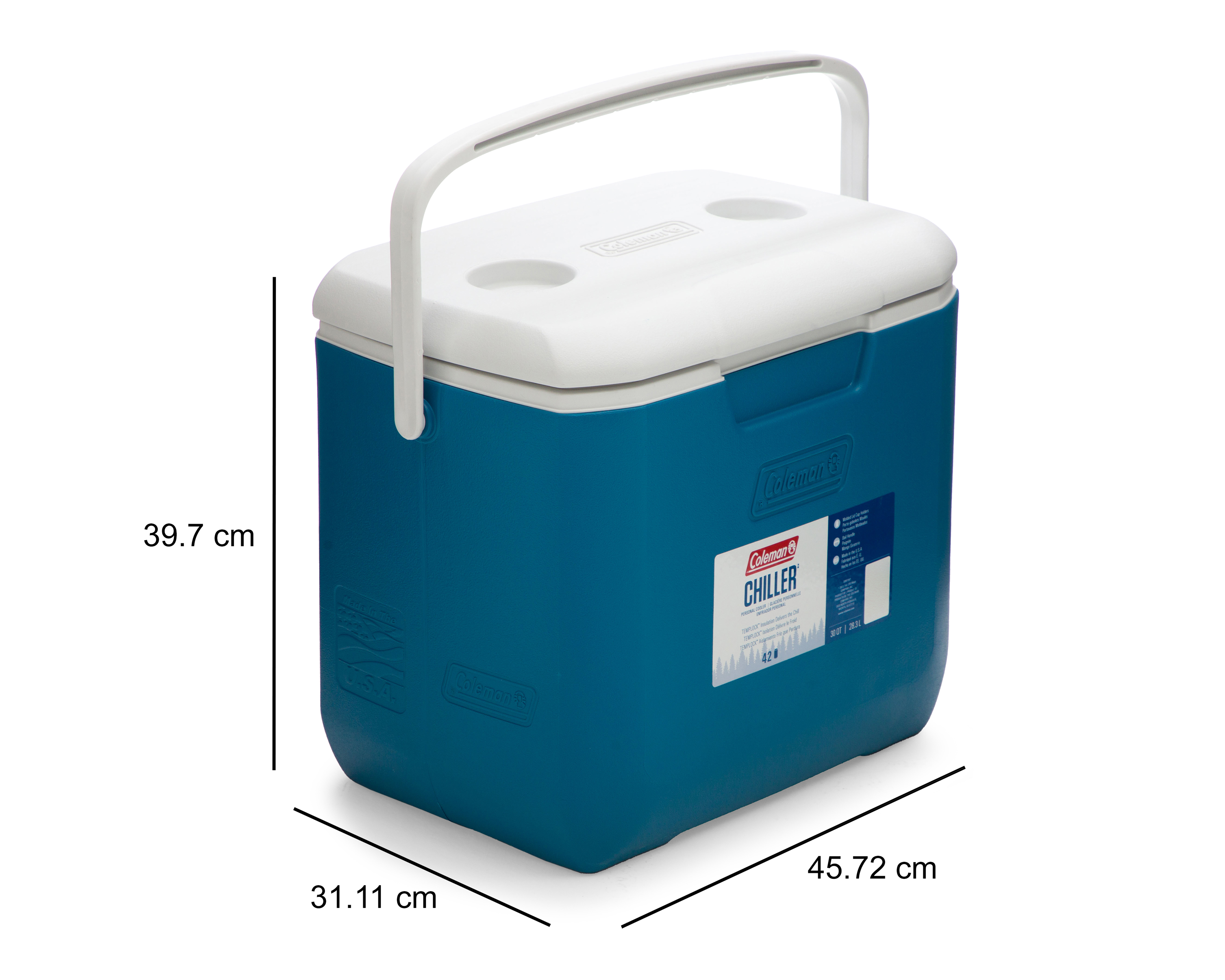 Foto 8 pulgar | Foto 7 | Hielera con Asa Fija Coleman 42 Latas