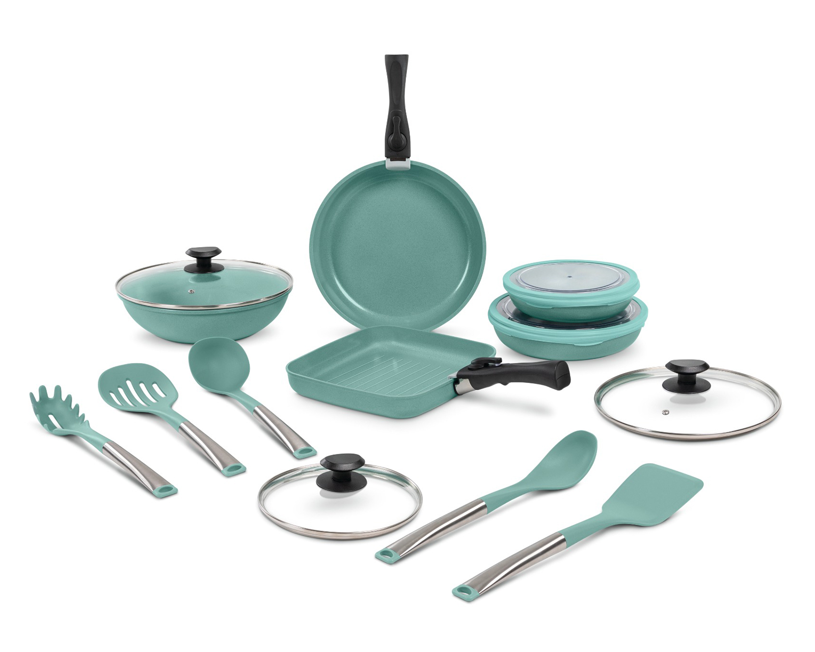 Foto 1 | Foto 1 | Batería de Cocina Jade Cook Smart 17 Piezas Antiadherente