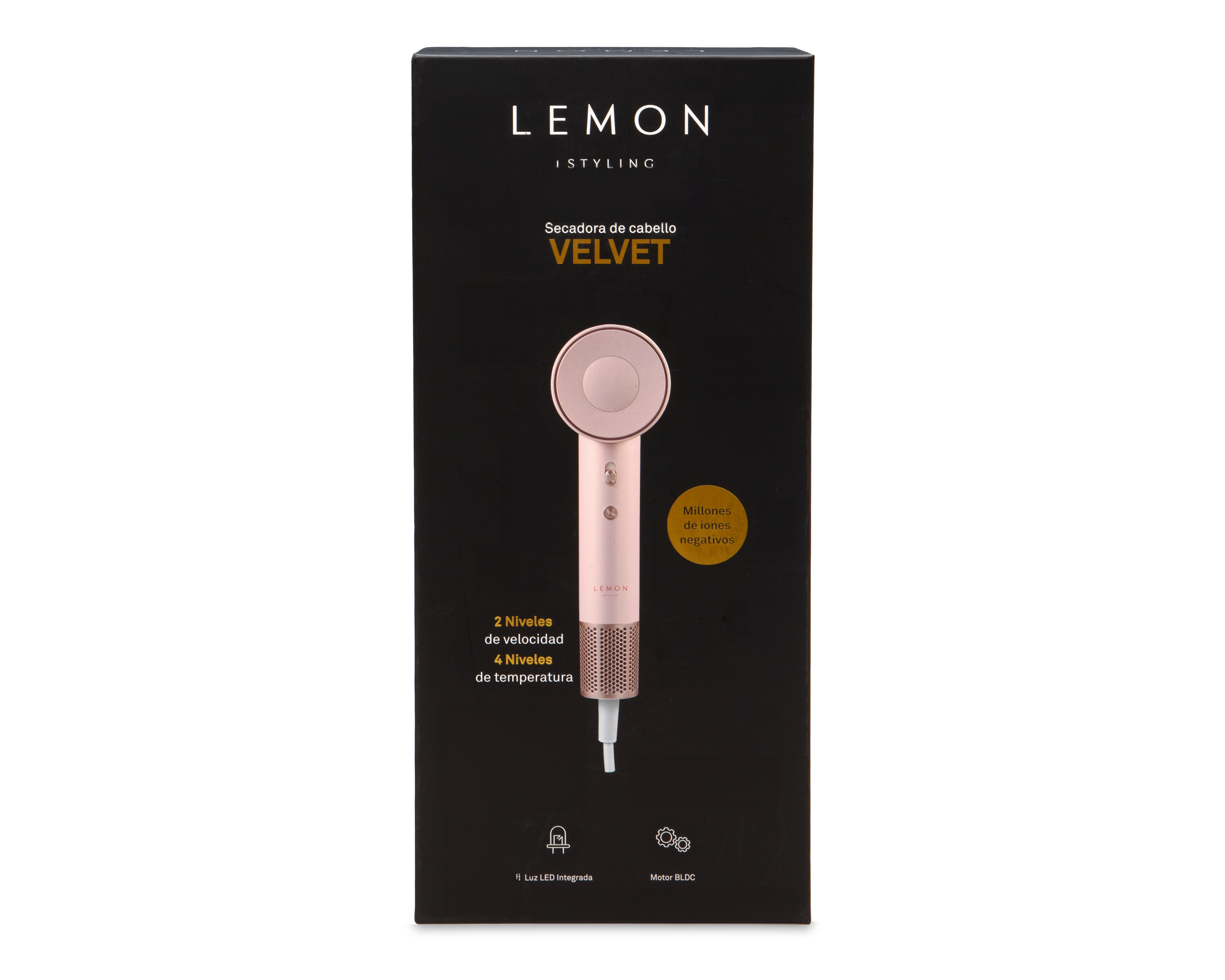 Foto 6 pulgar | Foto 5 | Secadora de Cabello Lemon Styling Velvet 2 Velocidades