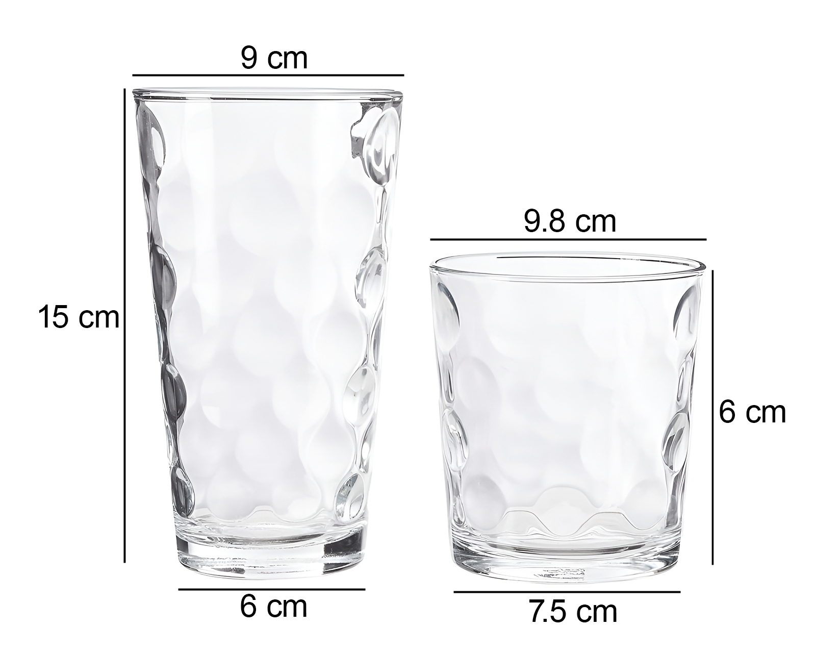 Foto 6 pulgar | Foto 5 | Vaso de Vidrio Top Choice 380 ml 12 Piezas