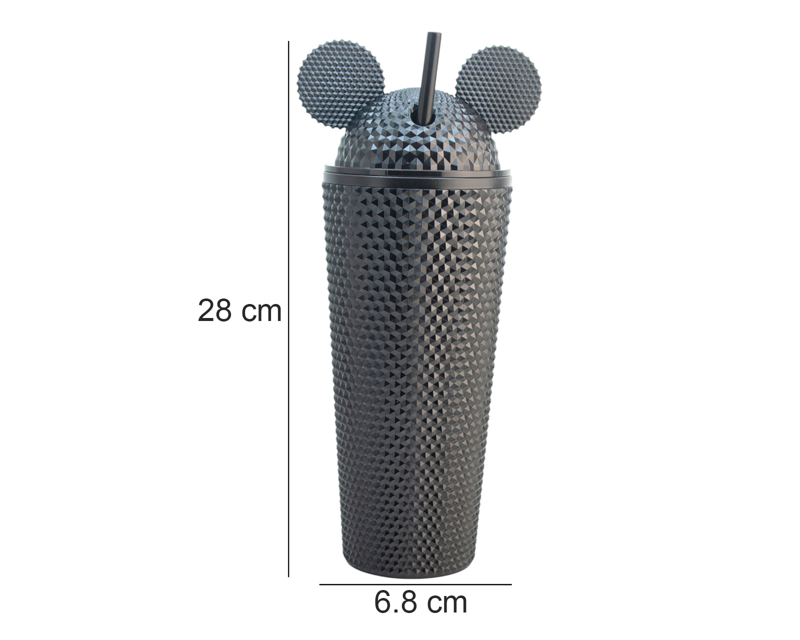 Foto 6 pulgar | Foto 5 | Vaso con Popote de Plástico Fun Kids 700 ml