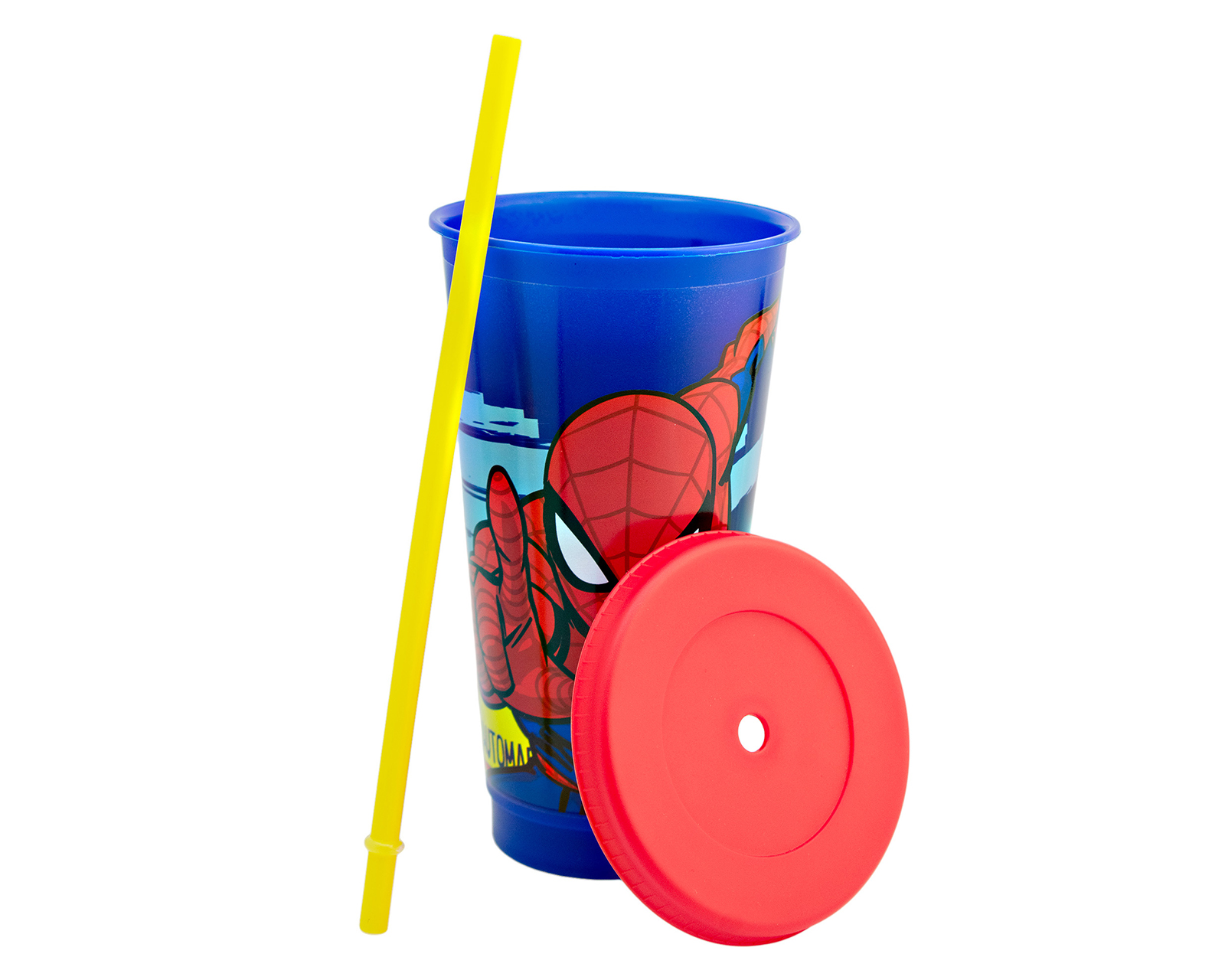 Foto 3 | Foto 3 | Vaso con Popote de Plástico Fun Kids 680 ml
