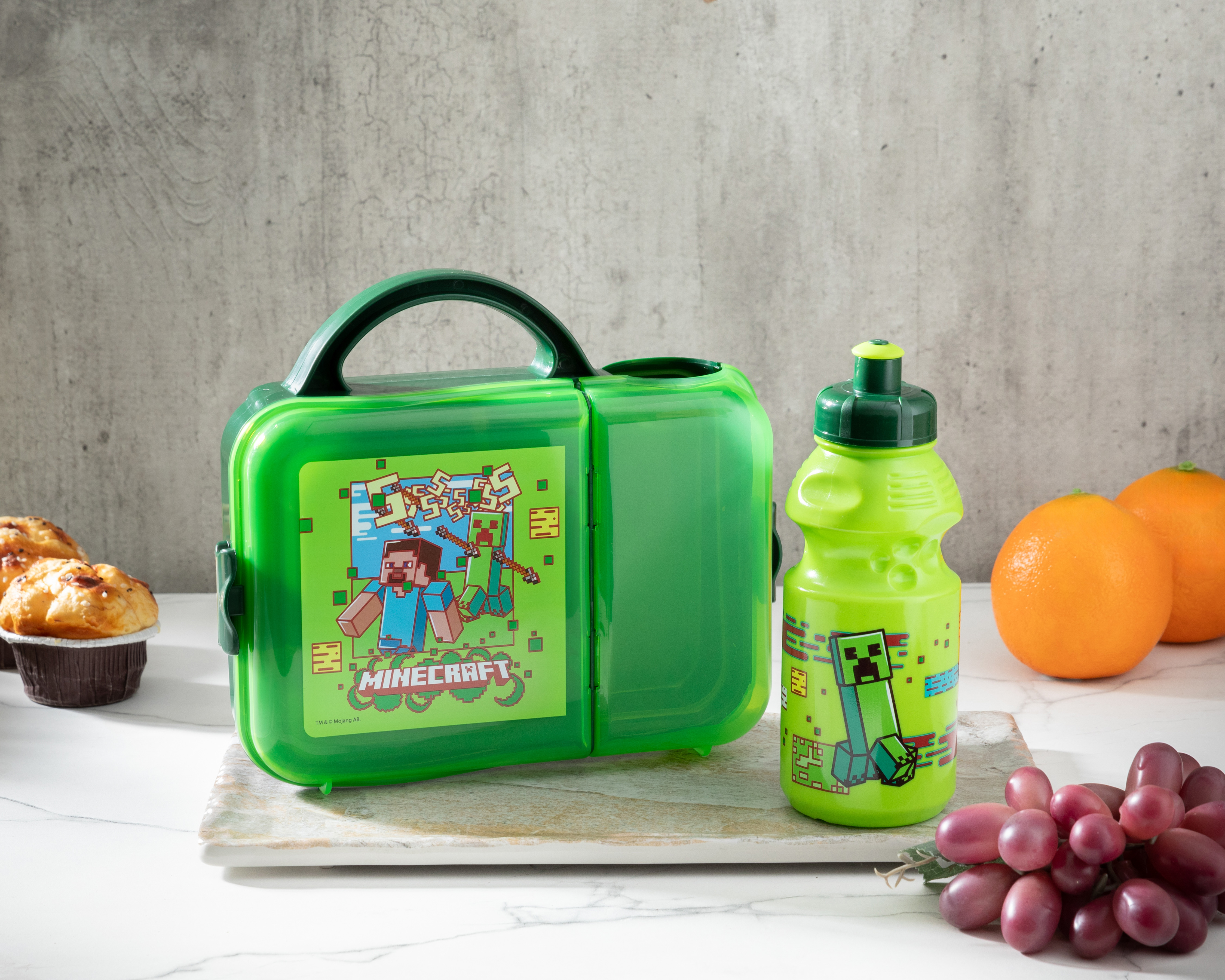 Foto 4 | Foto 4 | Lonchera Fun Kids Minecraft con Botella