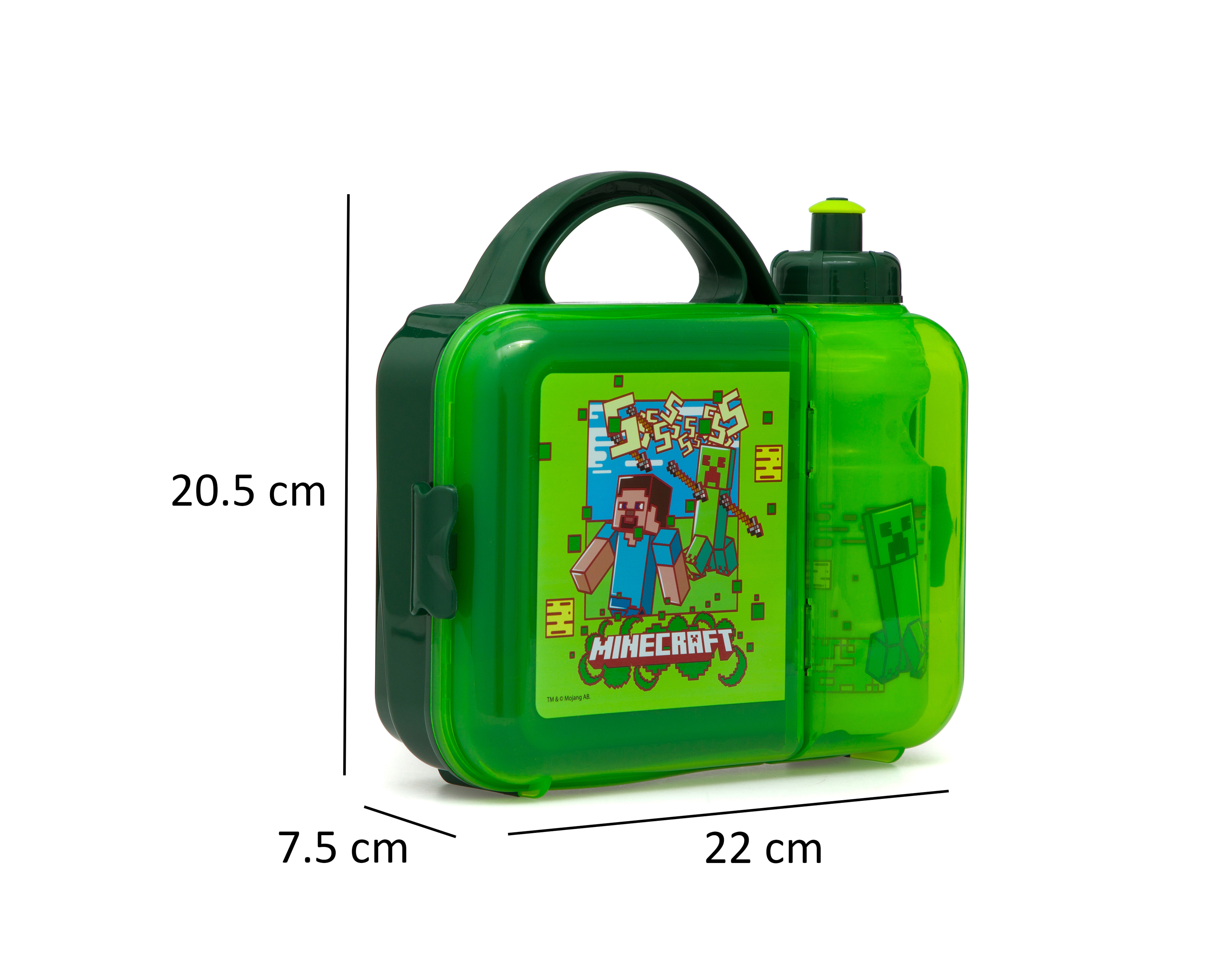 Foto 8 | Foto 8 | Lonchera Fun Kids Minecraft con Botella
