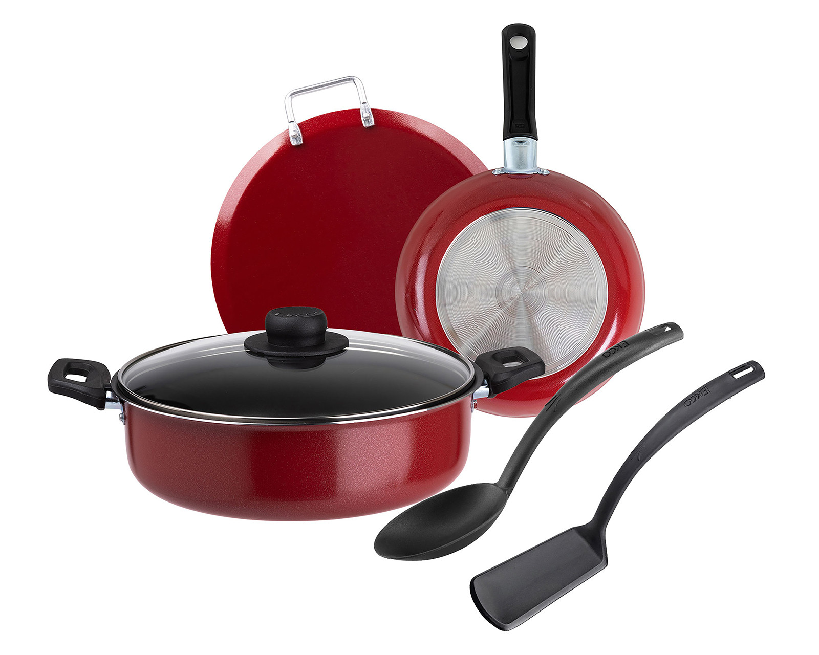 Batería de Cocina Ekco de Aluminio 6 Piezas