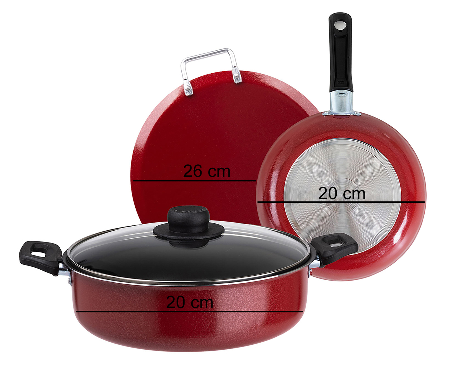Foto 5 | Foto 5 | Batería de Cocina Ekco de Aluminio 6 Piezas