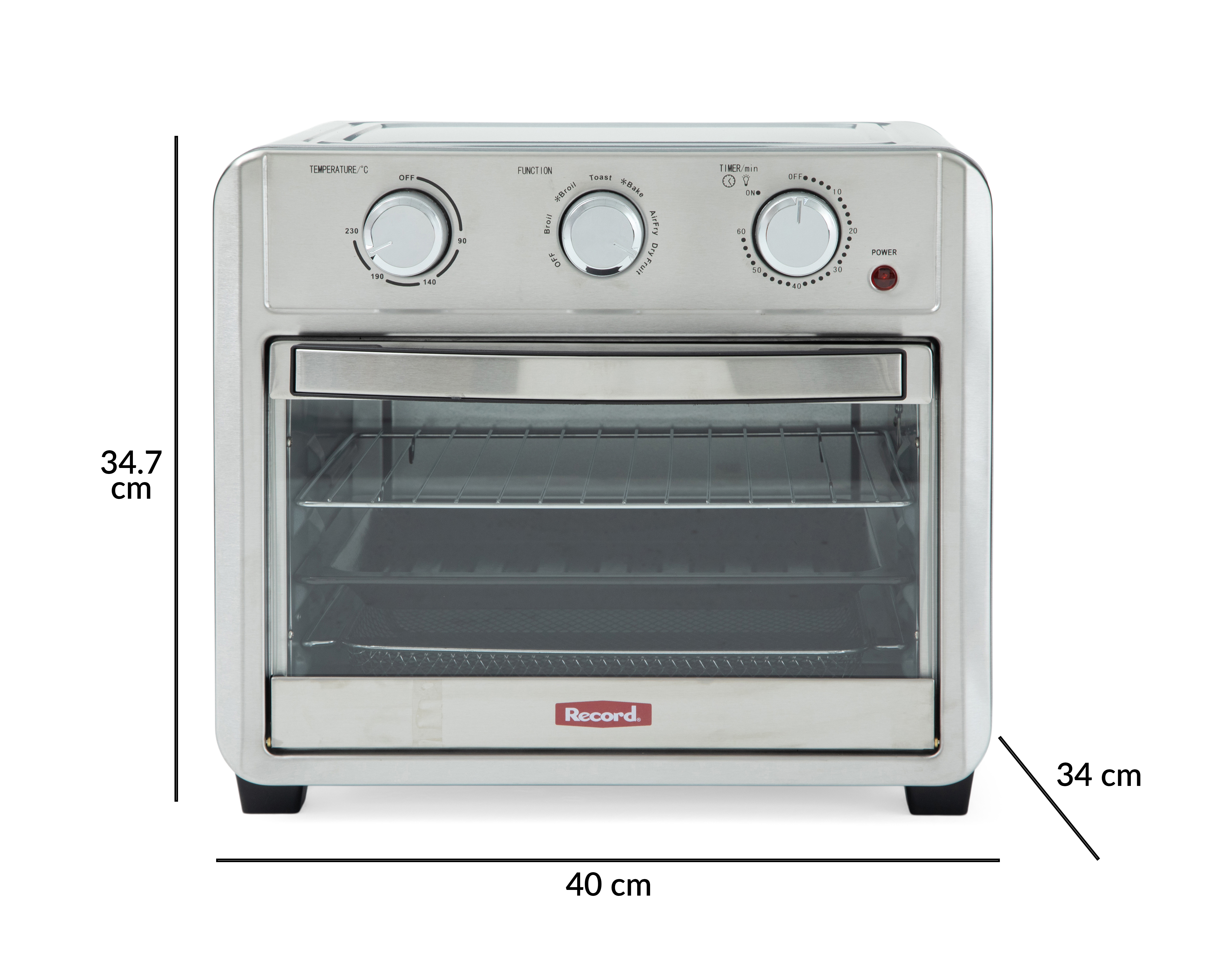 Foto 7 | Foto 7 | Horno Freidora de Aire Record TY-A222 22 Litros