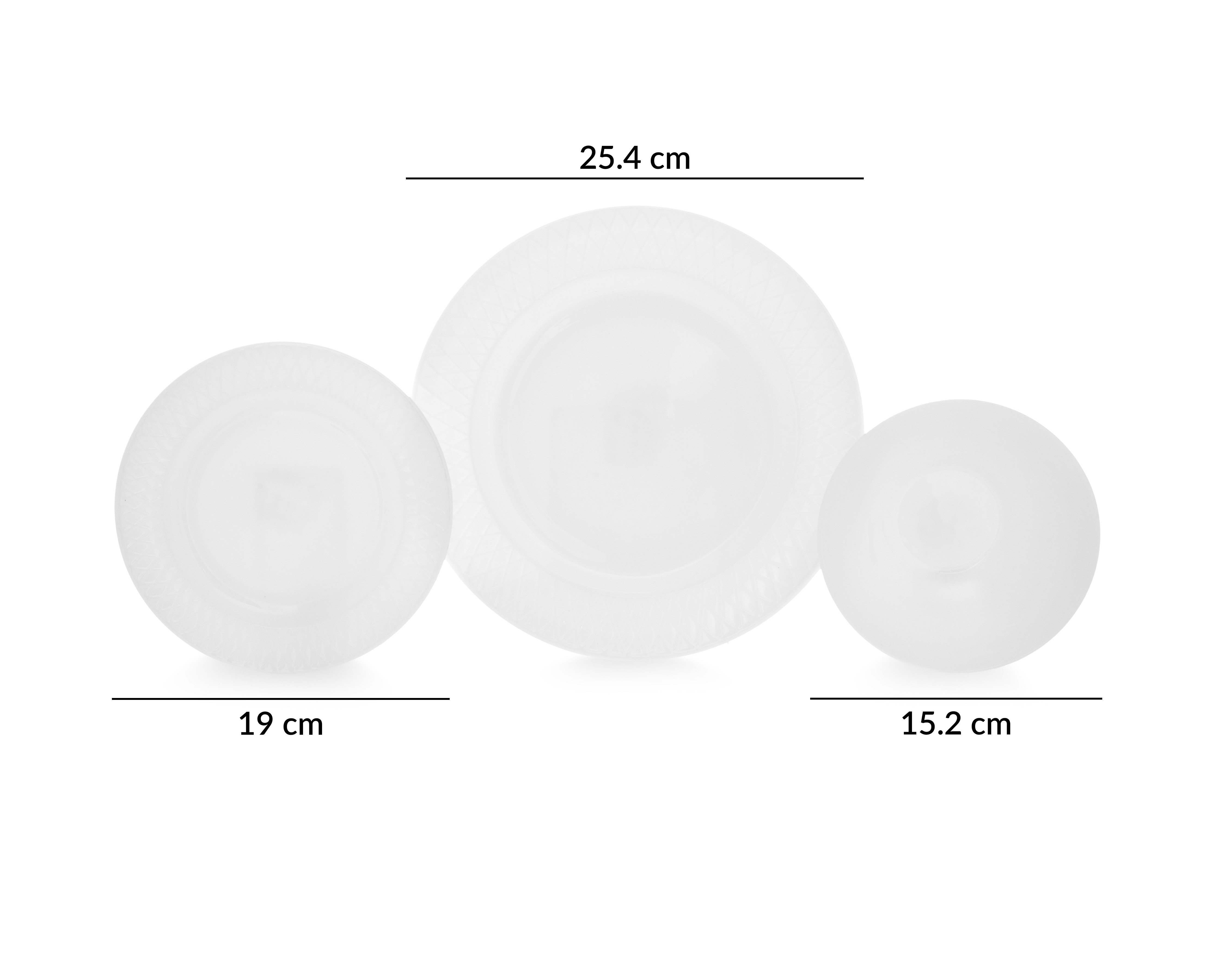 Foto 7 | Foto 7 | Vajilla de Vidrio Opal Blanca para 4 Personas 12 Piezas
