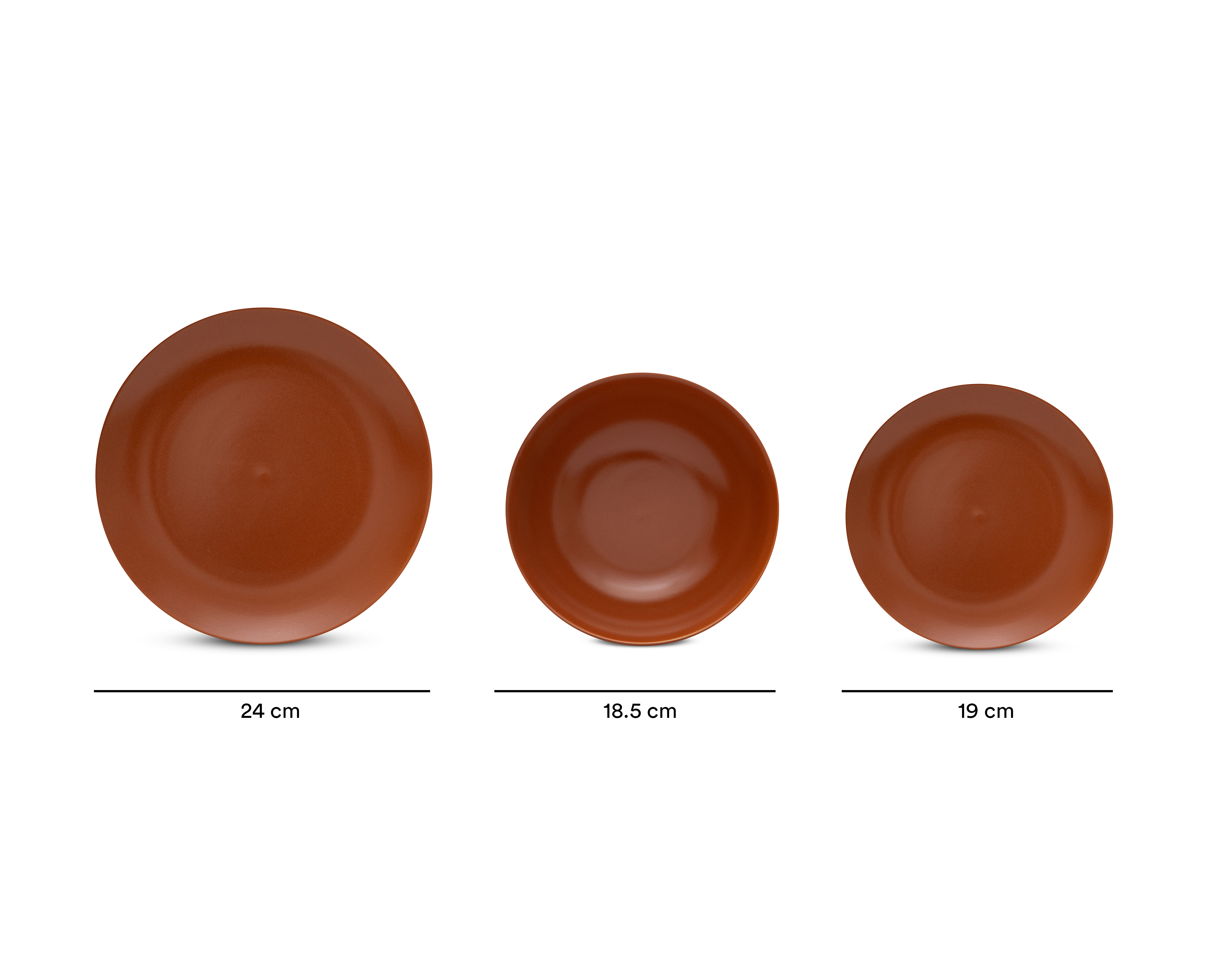 Foto 7 pulgar | Foto 6 | Vajilla de Porcelana Café para 4 Personas 12 Piezas