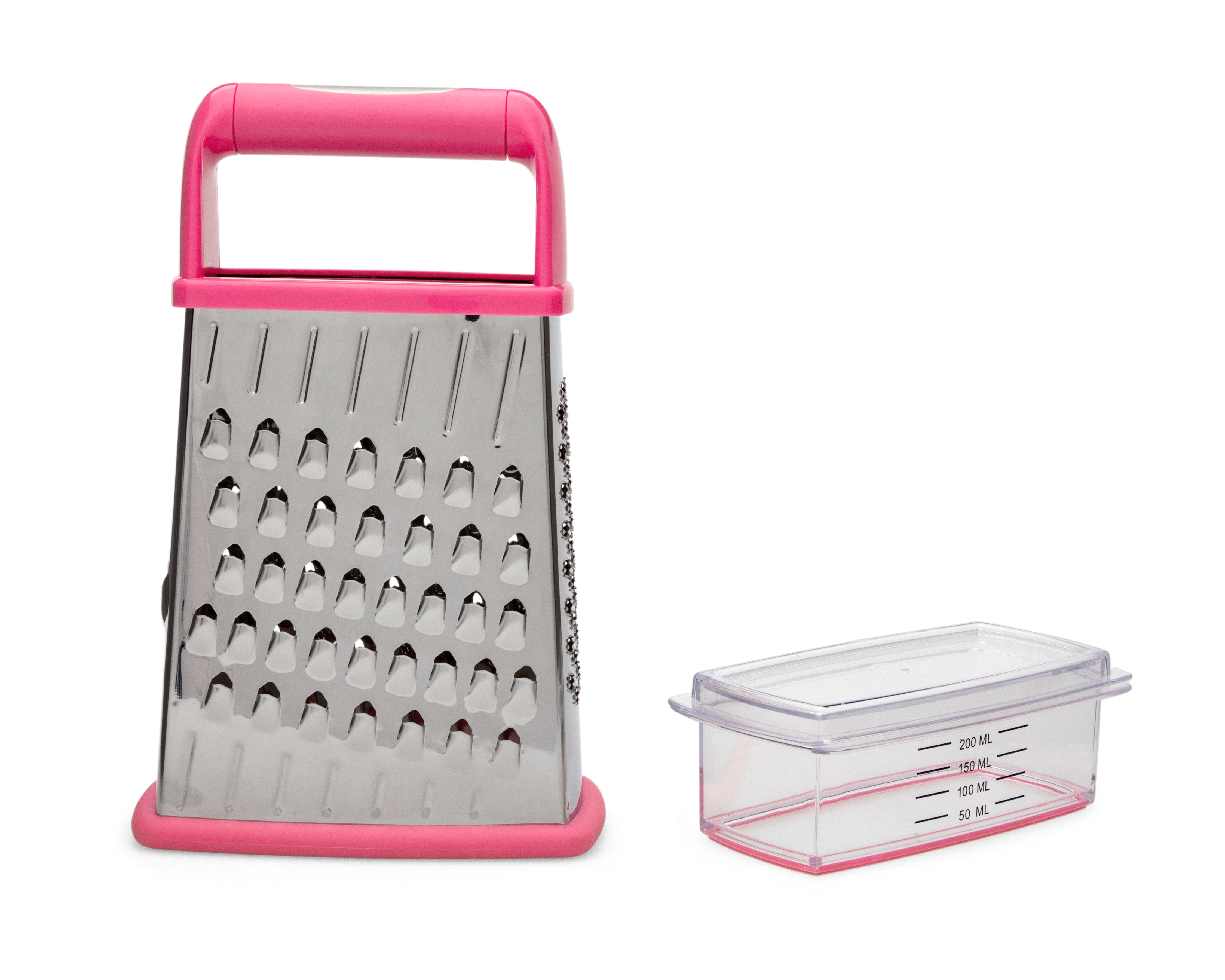 Rallador de Acero Inoxidable Record con Recipiente de Plástico