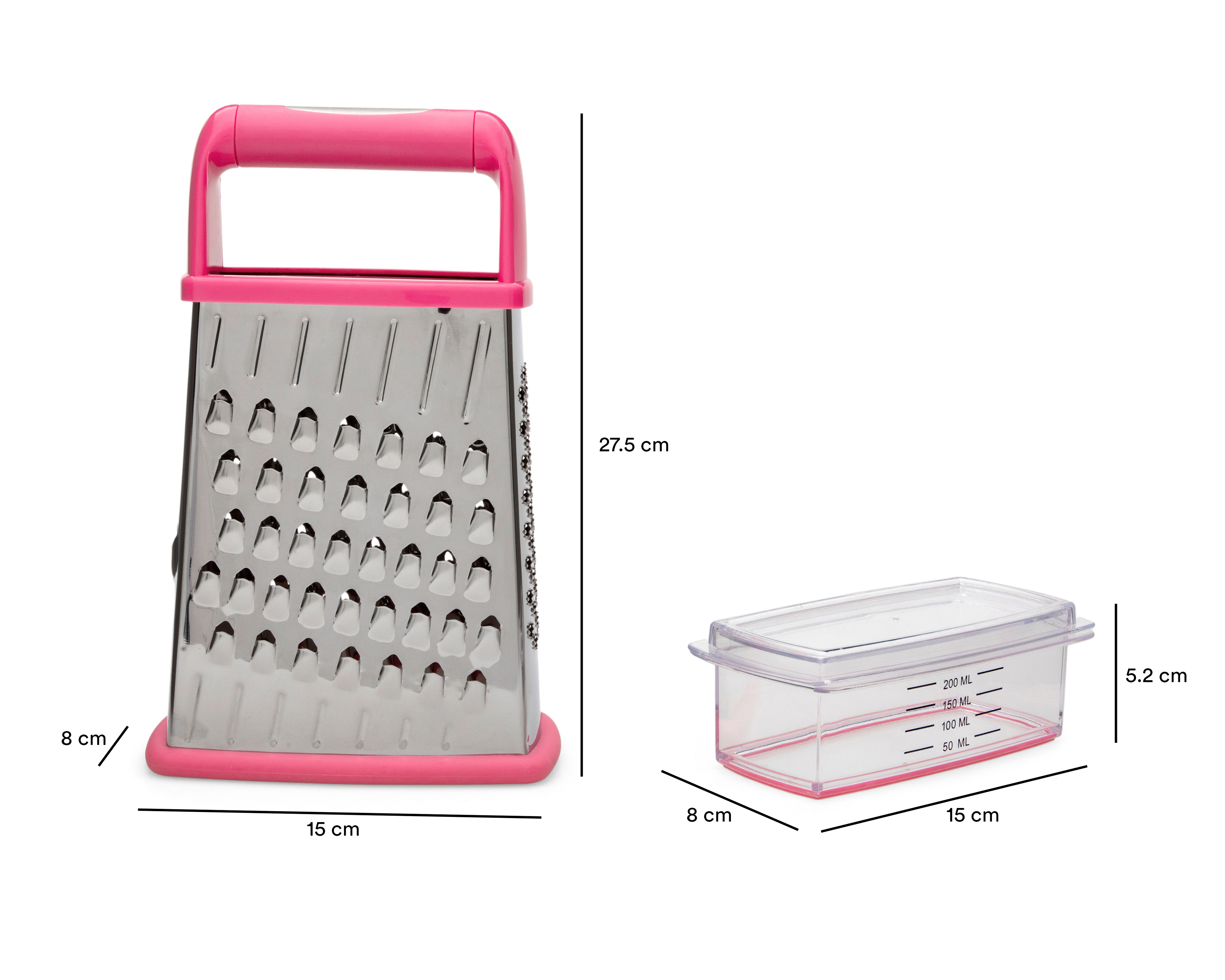 Foto 6 | Foto 6 | Rallador de Acero Inoxidable Record con Recipiente de Plástico