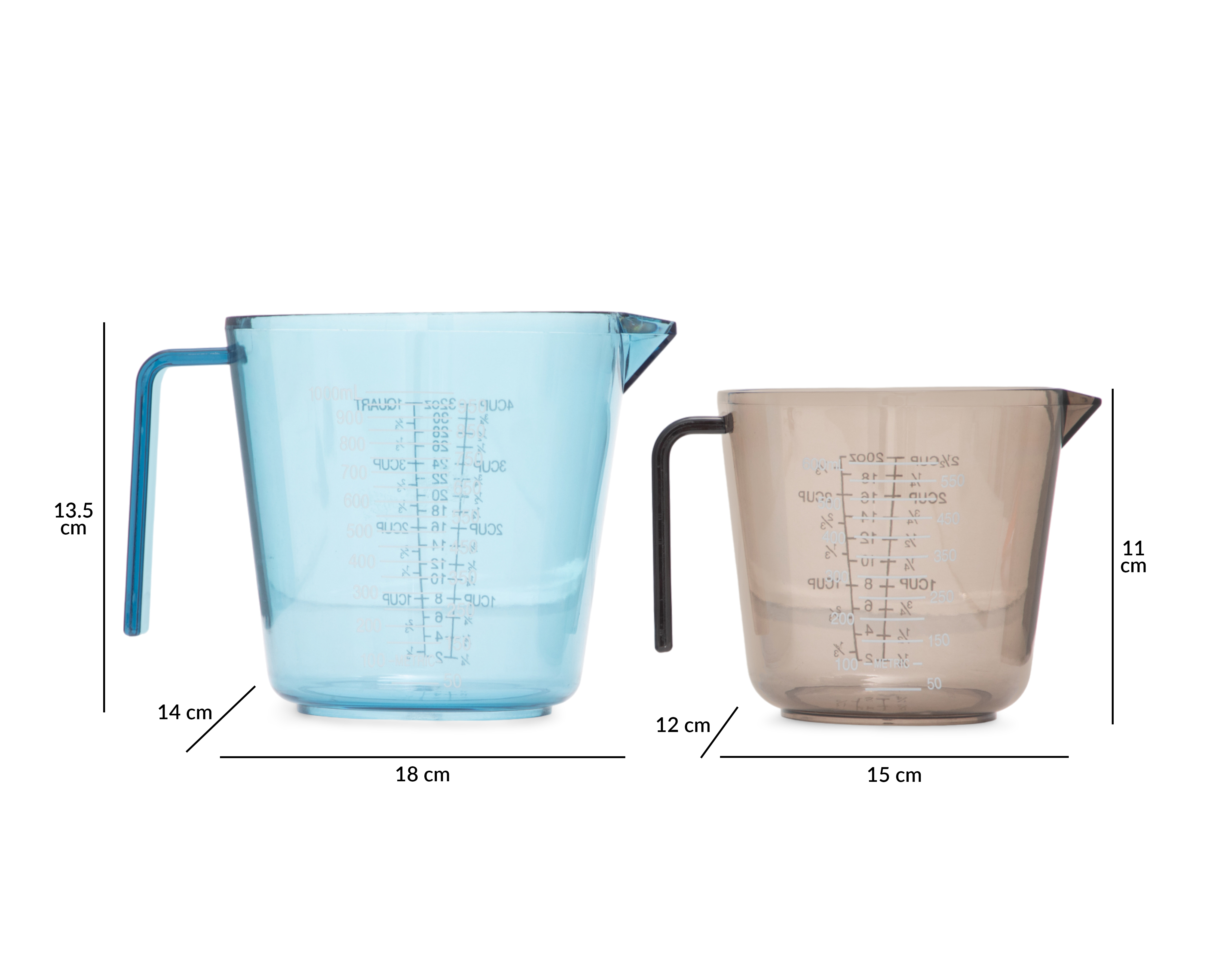 Foto 7 | Foto 7 | Taza Medidora Record 2 Piezas