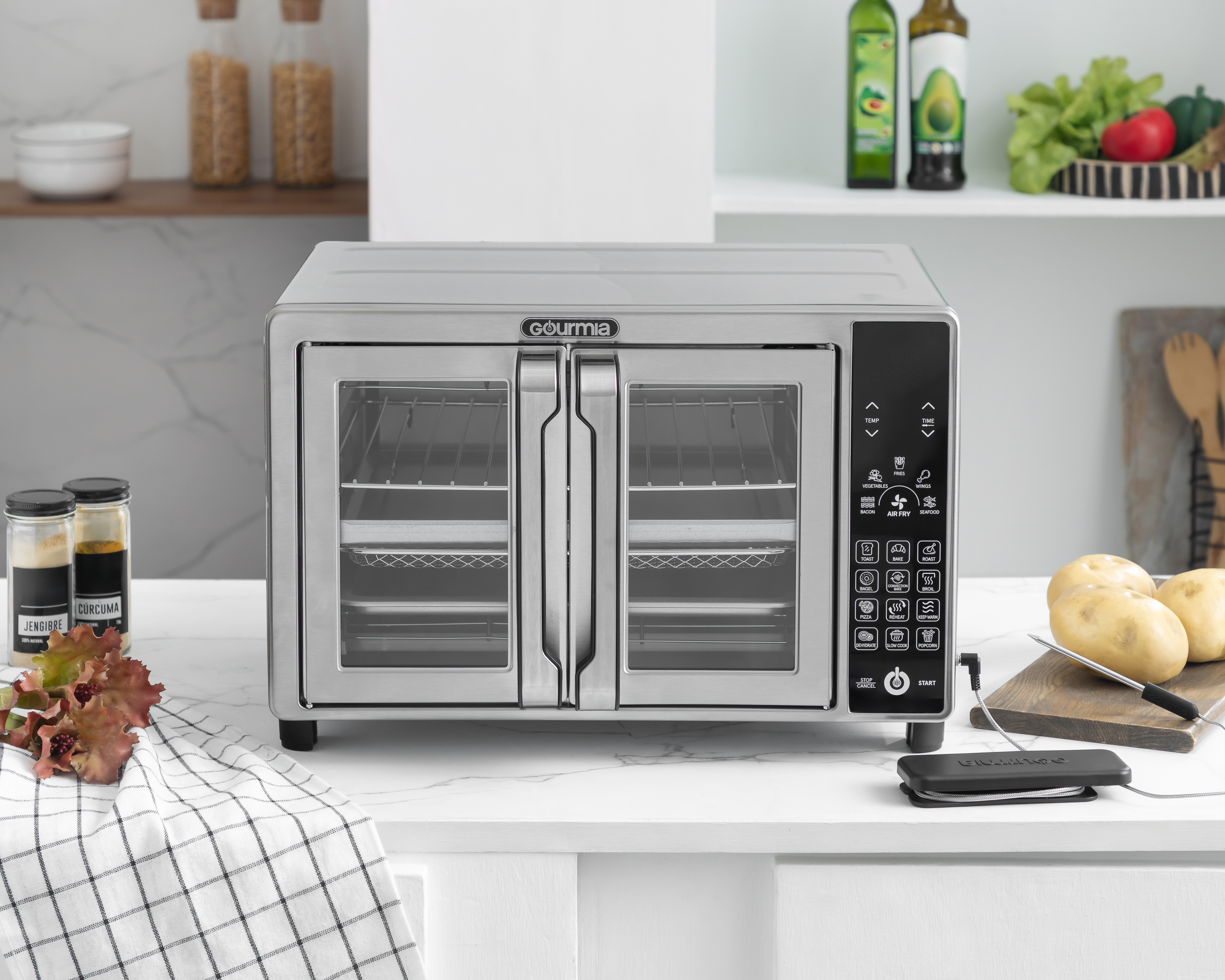 Horno Eléctrico con Freidora Gourmia GTF2468 24 Litros