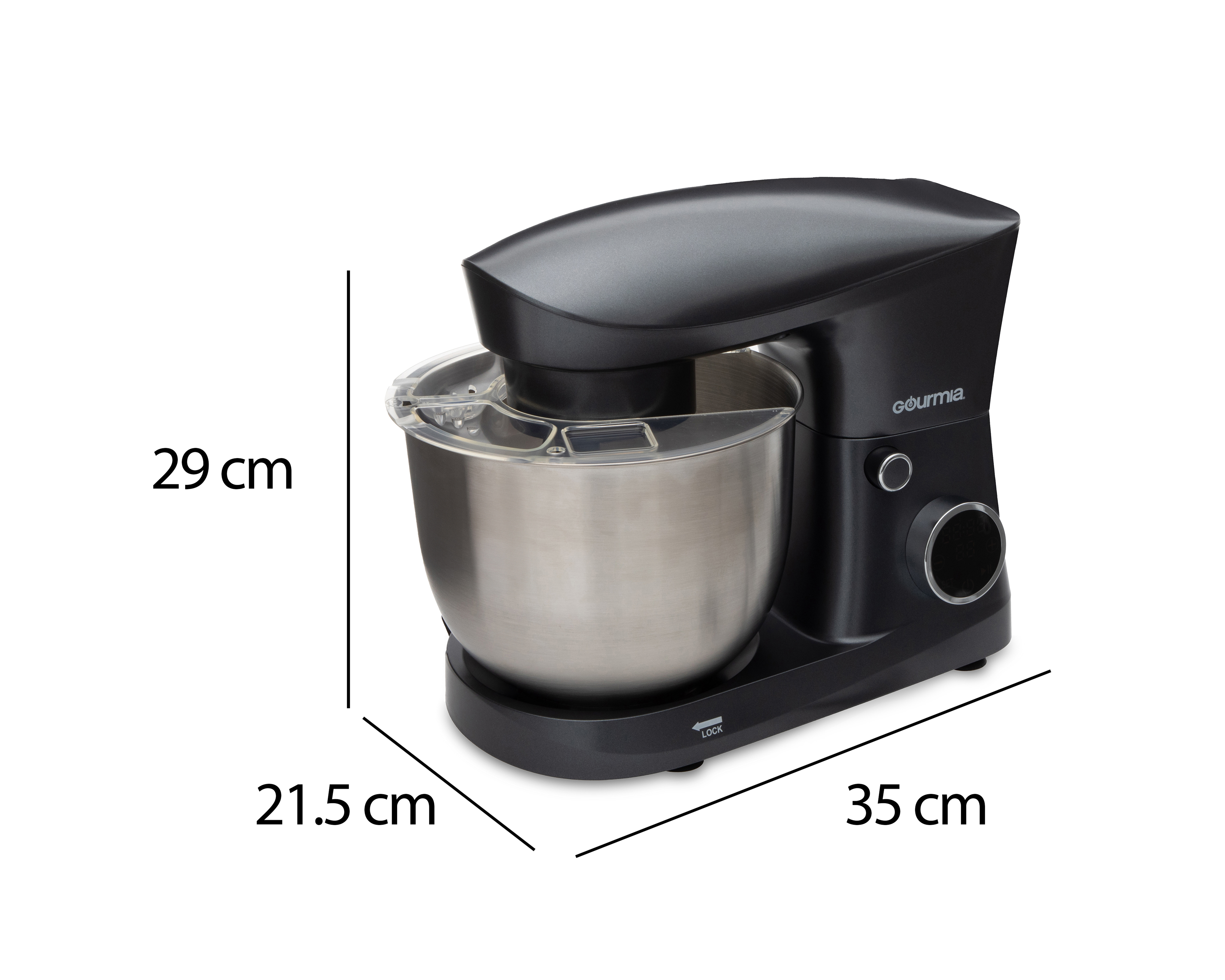 Foto 6 | Foto 6 | Batidora de Pedestal Gourmia GSM508 10 Velocidades 4 Accesorios