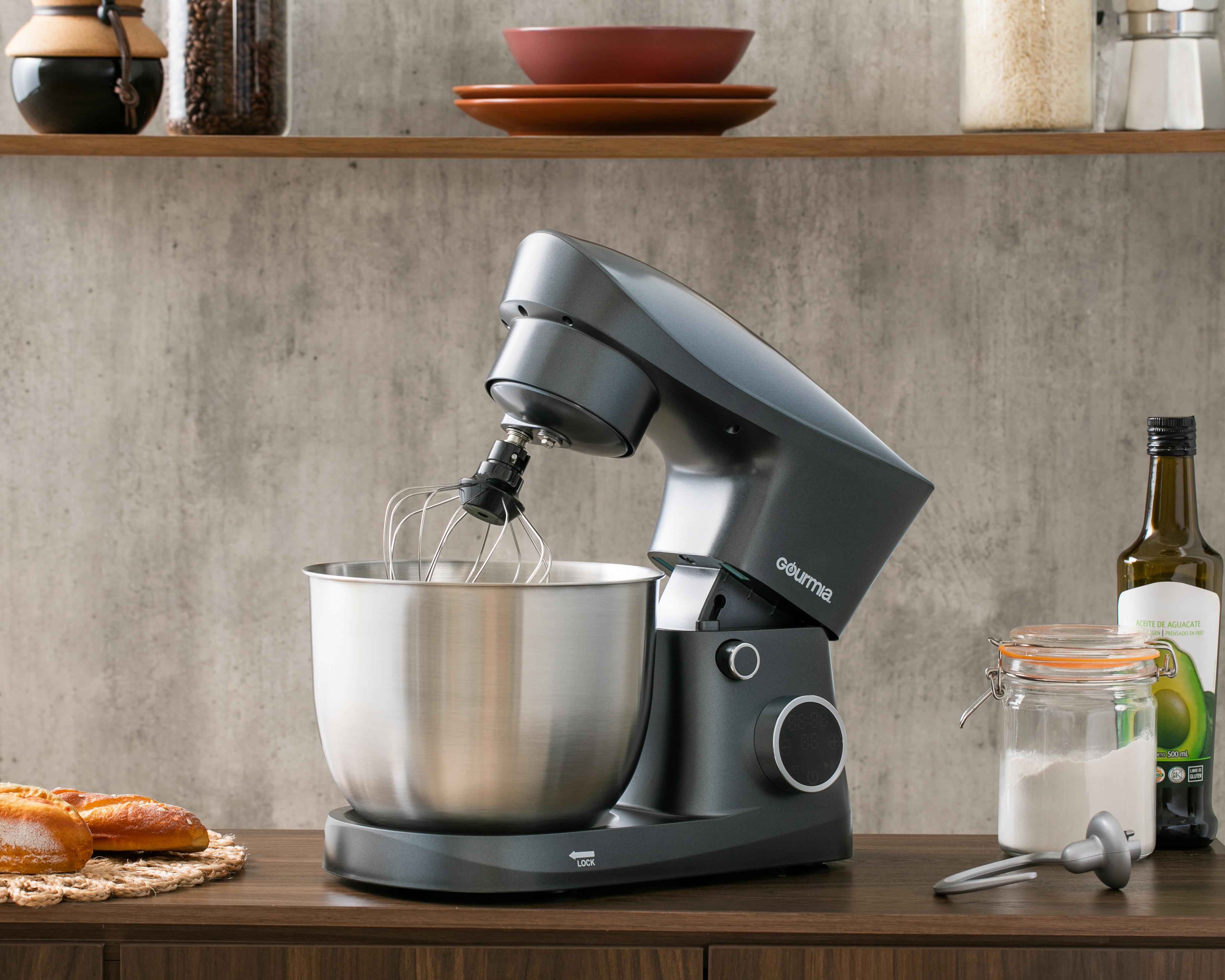 Foto 8 pulgar | Foto 7 | Batidora de Pedestal Gourmia GSM508 10 Velocidades 4 Accesorios