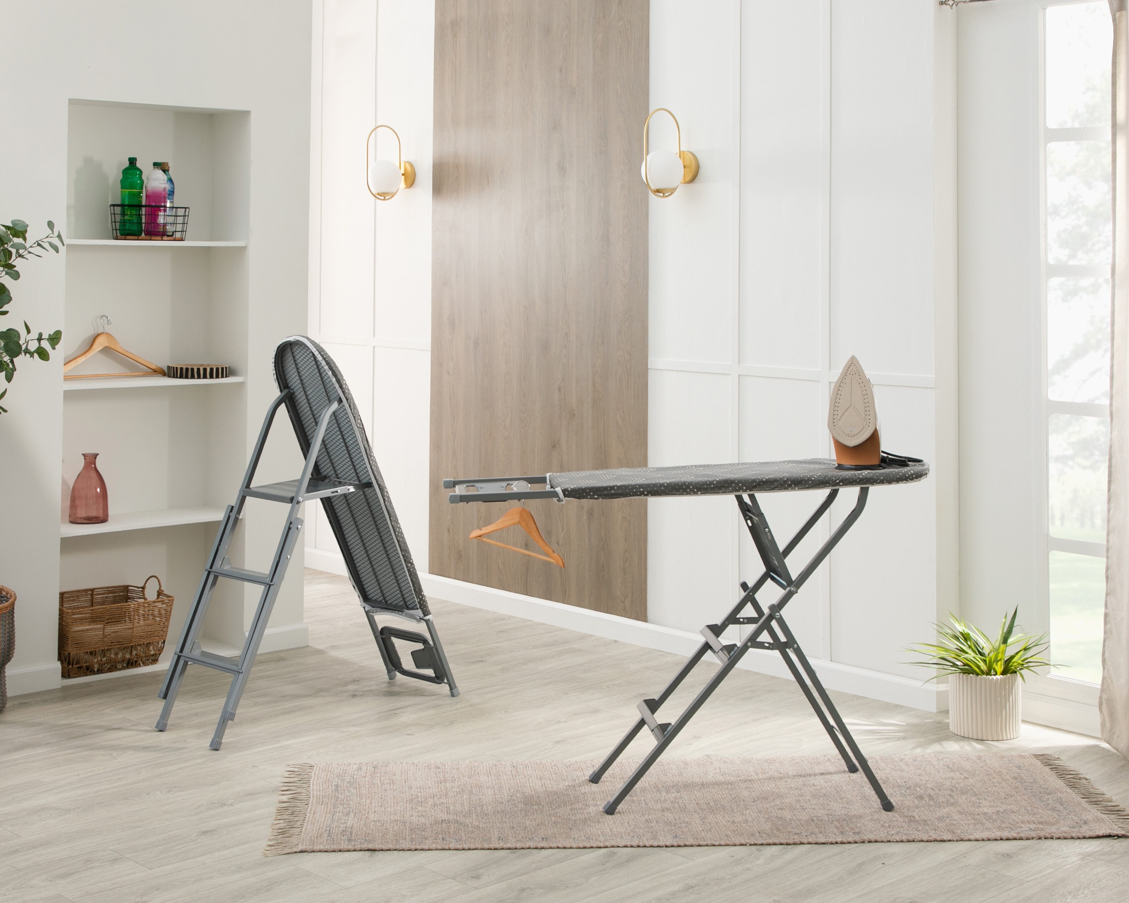 Burro para Planchar Starhaus Gris