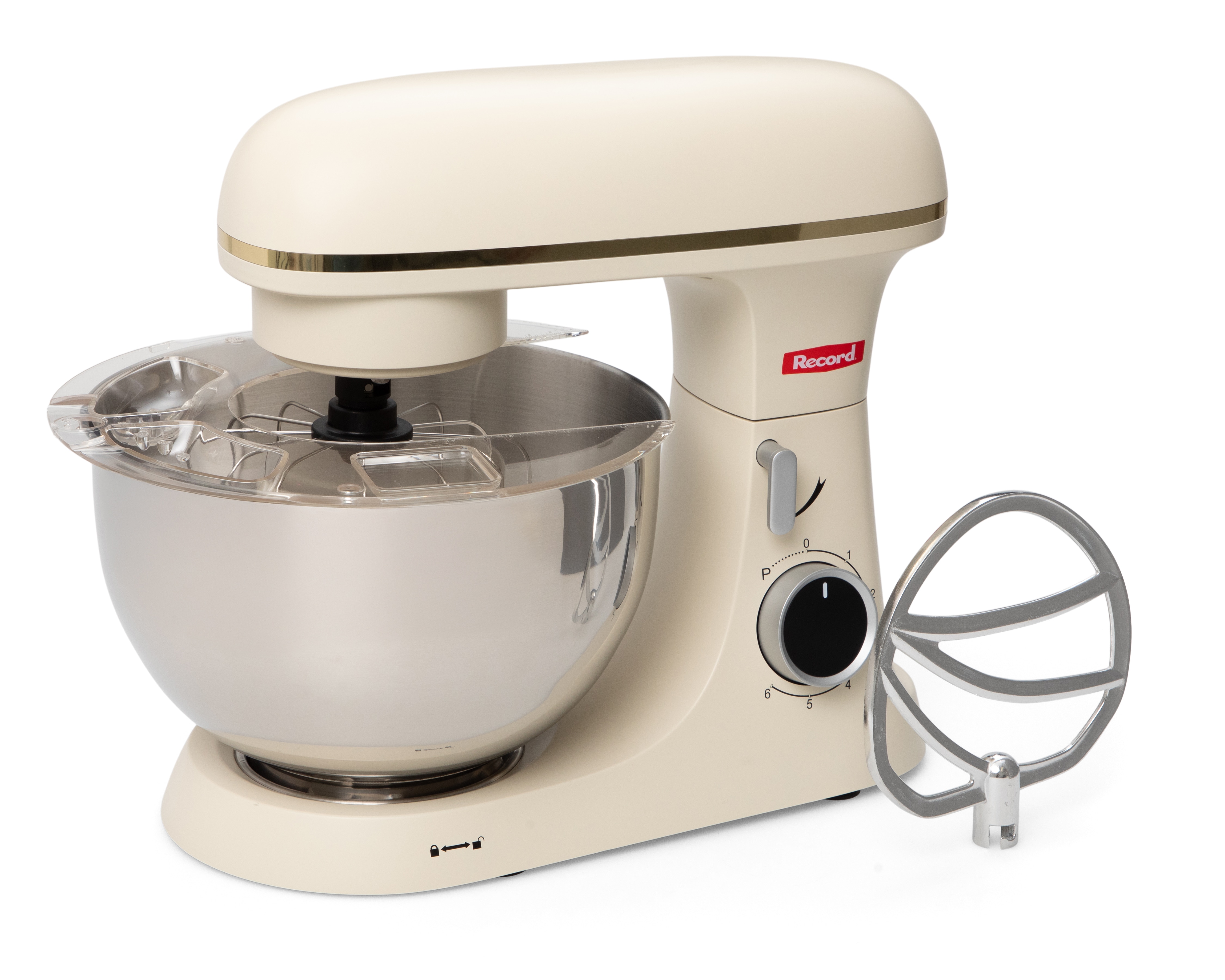 Batidora de Pedestal Record SM-1559-12 10 Velocidades 3 Accesorios