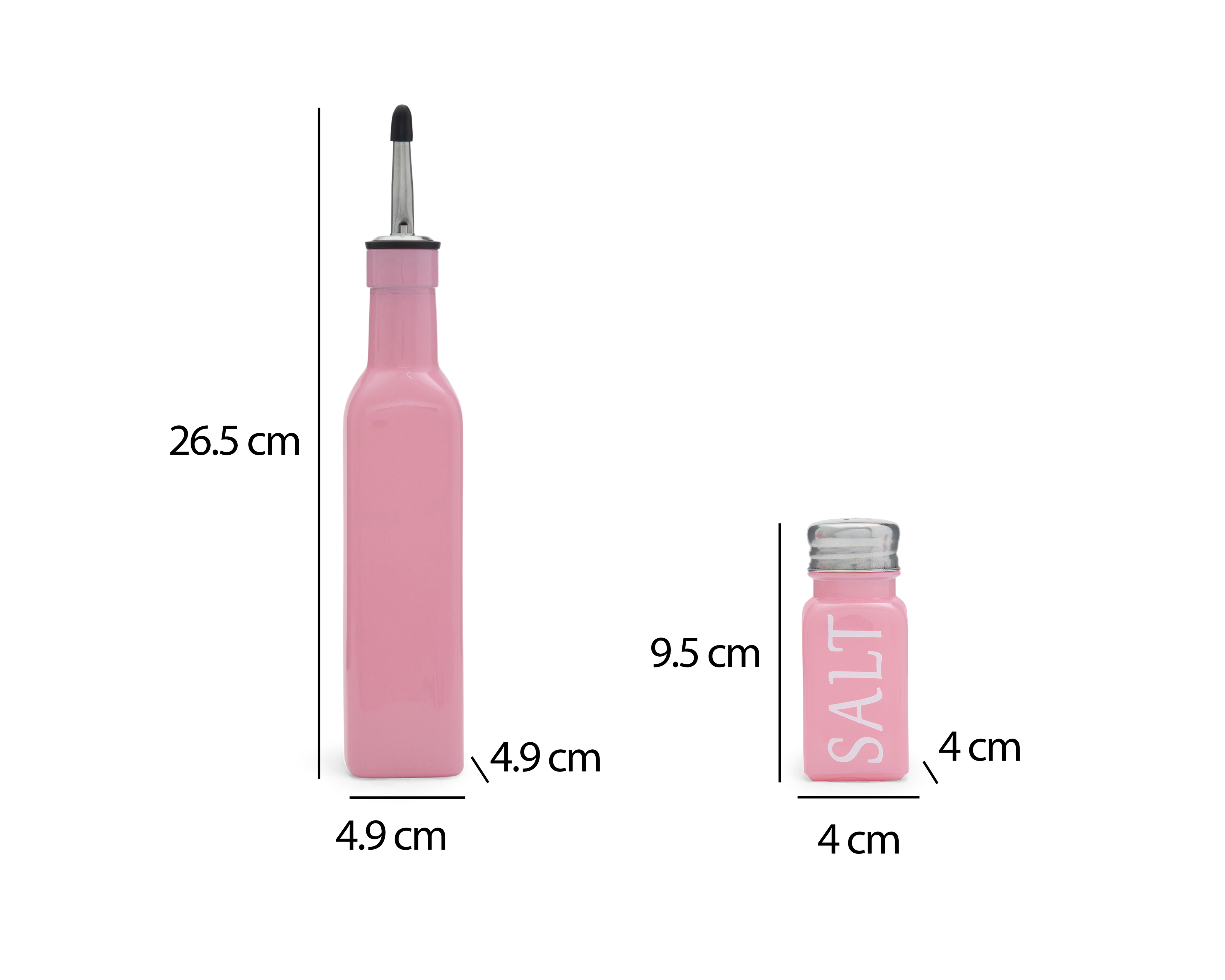 Foto 8 | Foto 8 | Juego de Aceiteras y Especieros de Vidrio Starhaus 4 Piezas