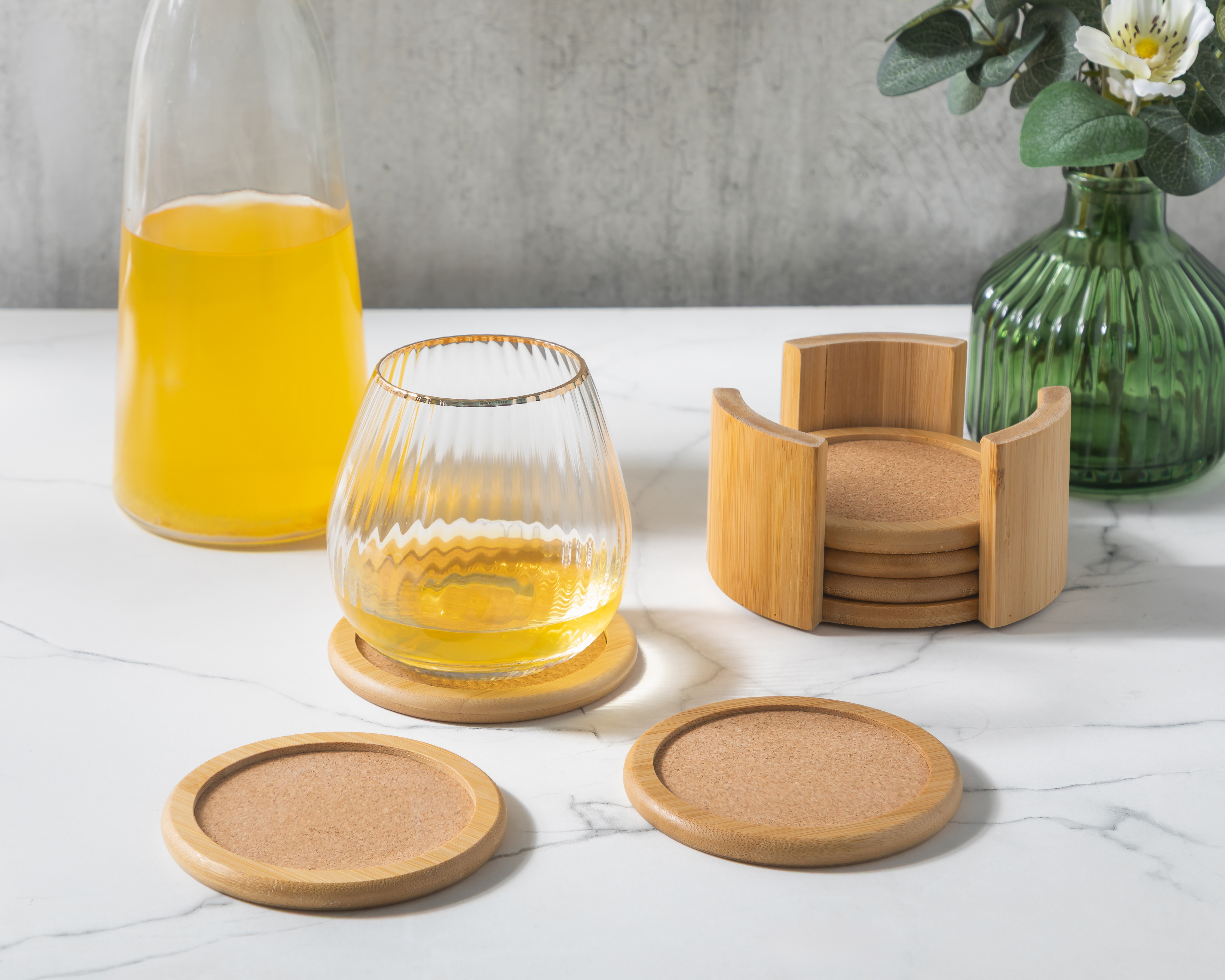 Foto 5 pulgar | Foto 4 | Portavasos con Base de Madera Starhaus BK13016