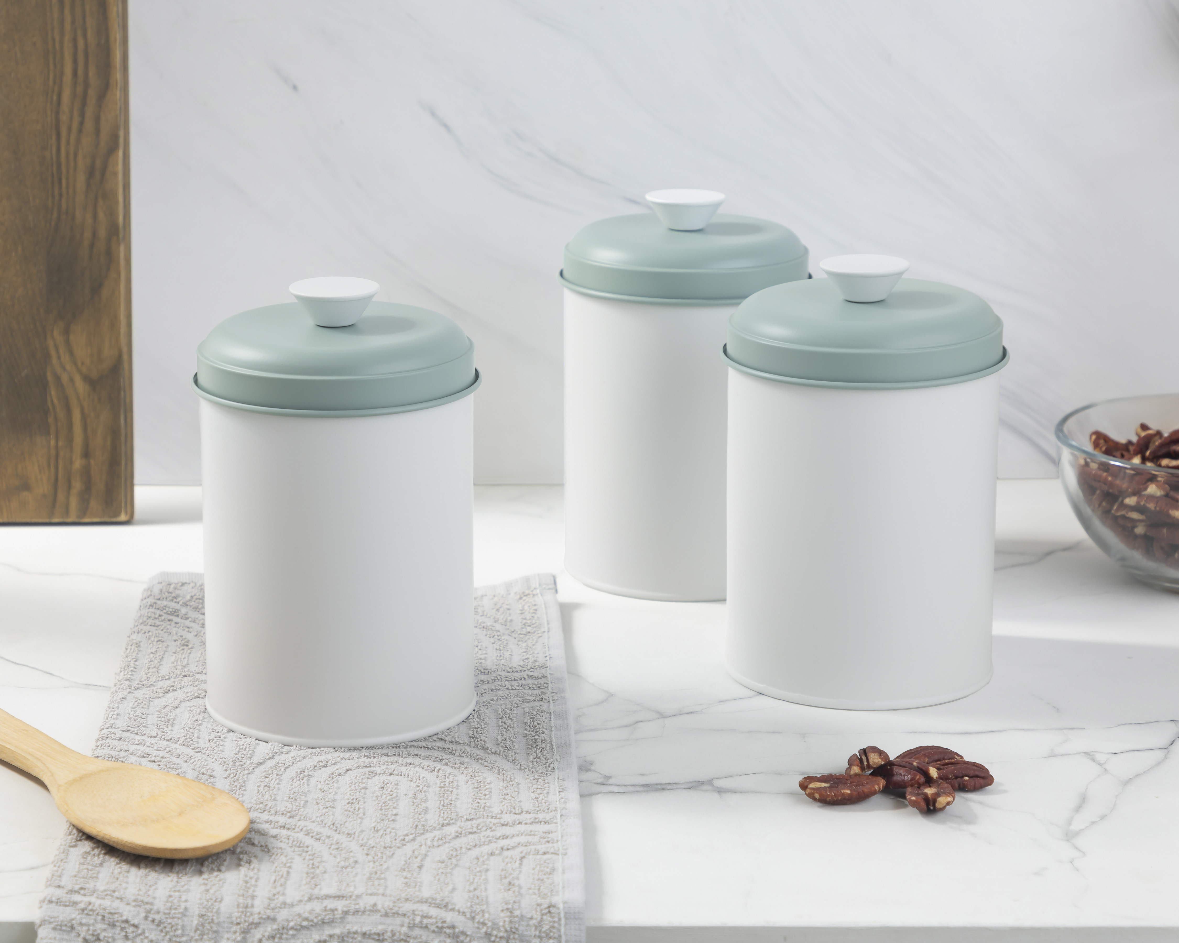 Foto 5 | Foto 5 | Contenedor de Metal Starhaus 900 ml 3 Piezas