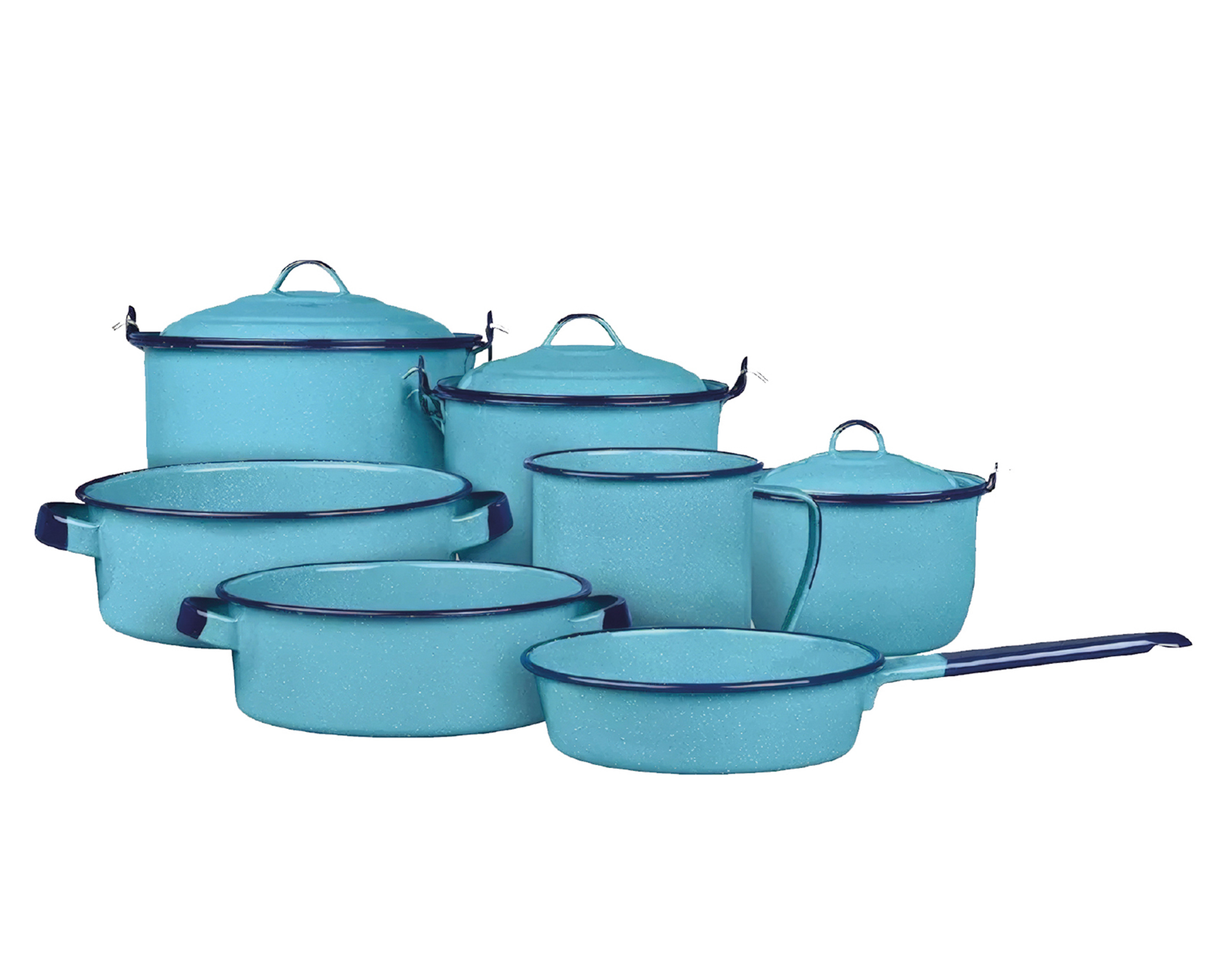 Batería de Cocina Pratelli de Peltre 10 Piezas