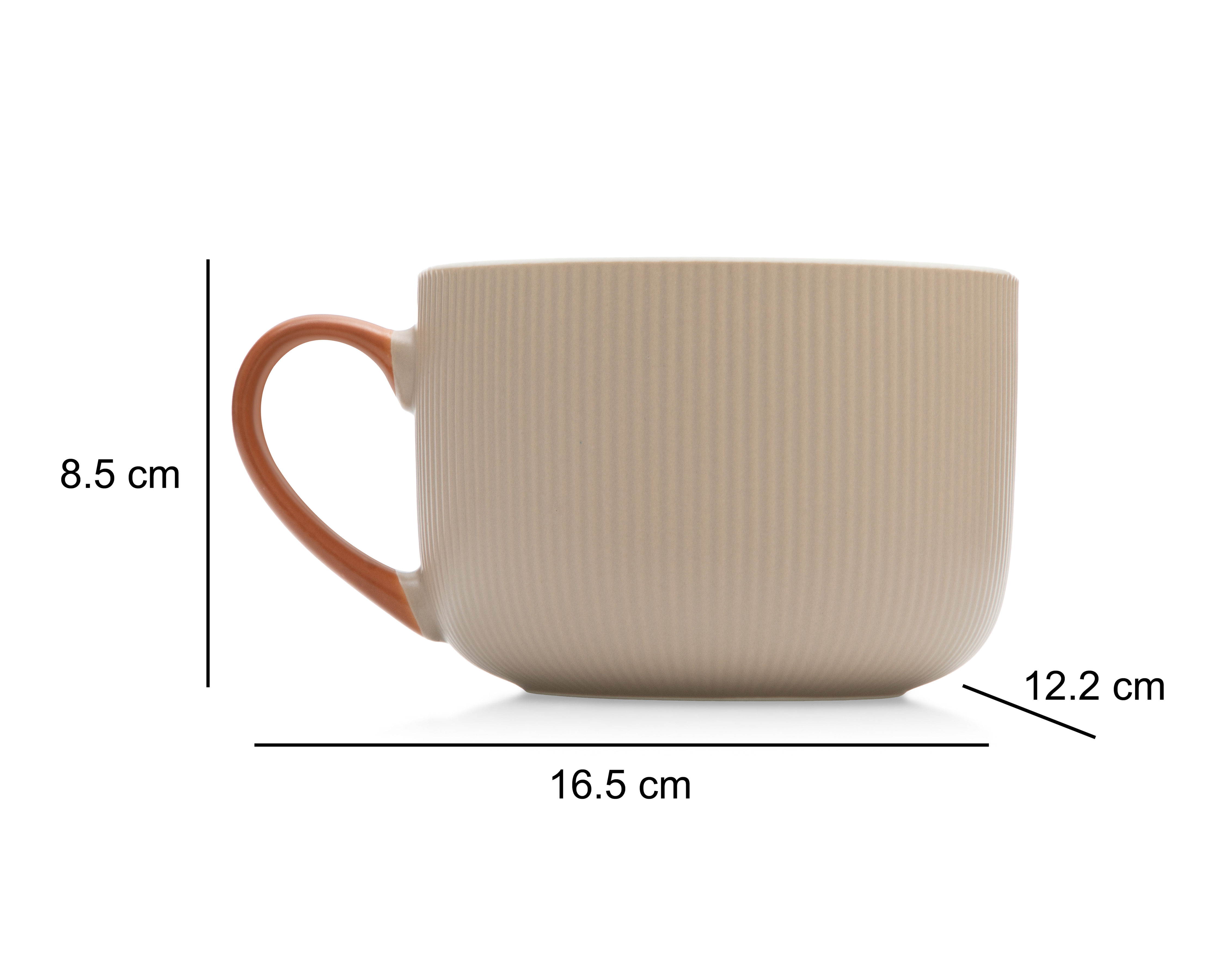 Foto 6 pulgar | Foto 5 | Taza de Cerámica Starhaus 700 ml 2 Piezas