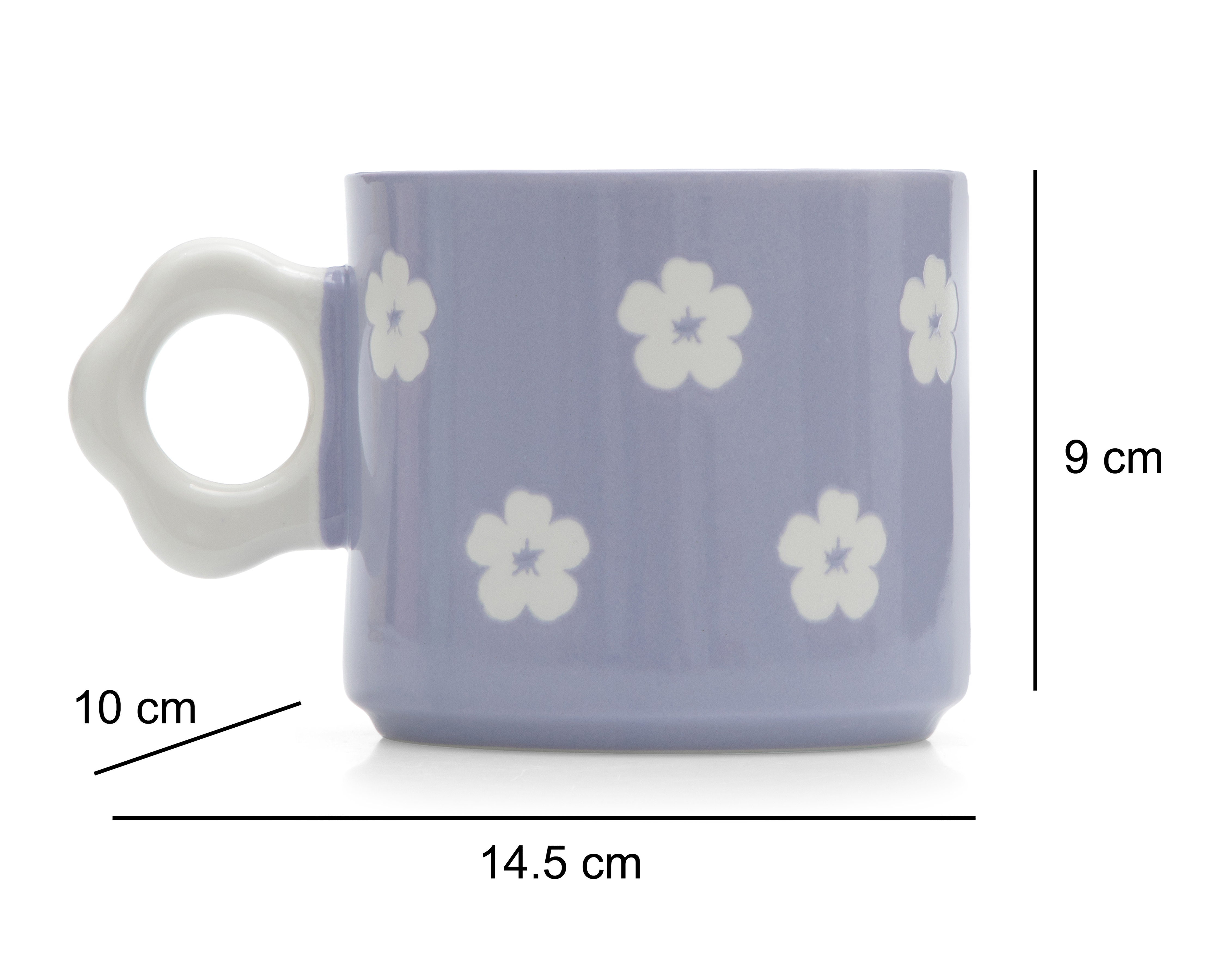 Foto 6 pulgar | Foto 5 | Taza de Cerámica Starhaus 480 ml 4 Piezas