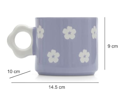 Foto 5 | Foto 5 | Taza de Cerámica Starhaus 480 ml 4 Piezas