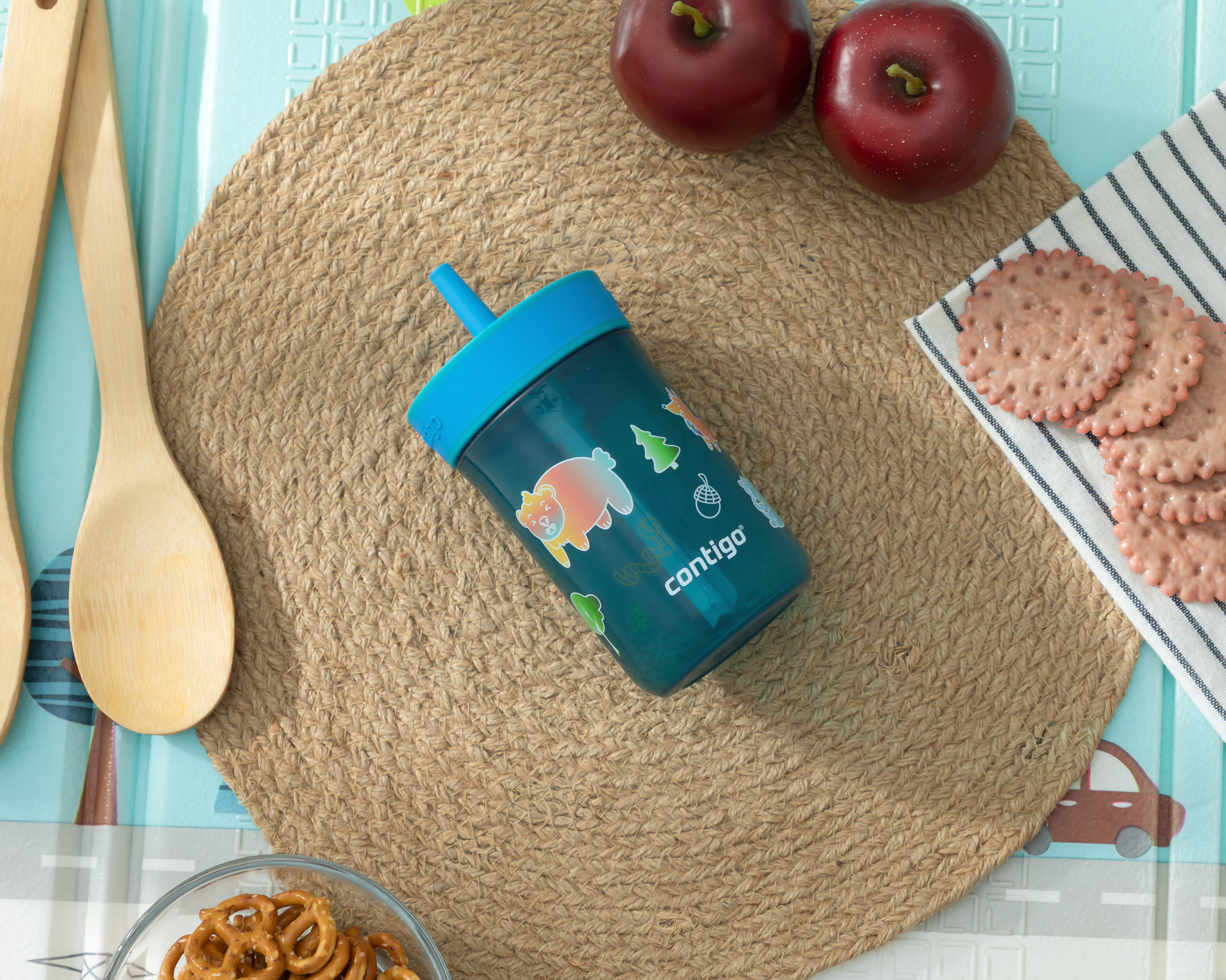Foto 5 | Foto 5 | Vaso con Popote de Plástico Contigo 414 ml