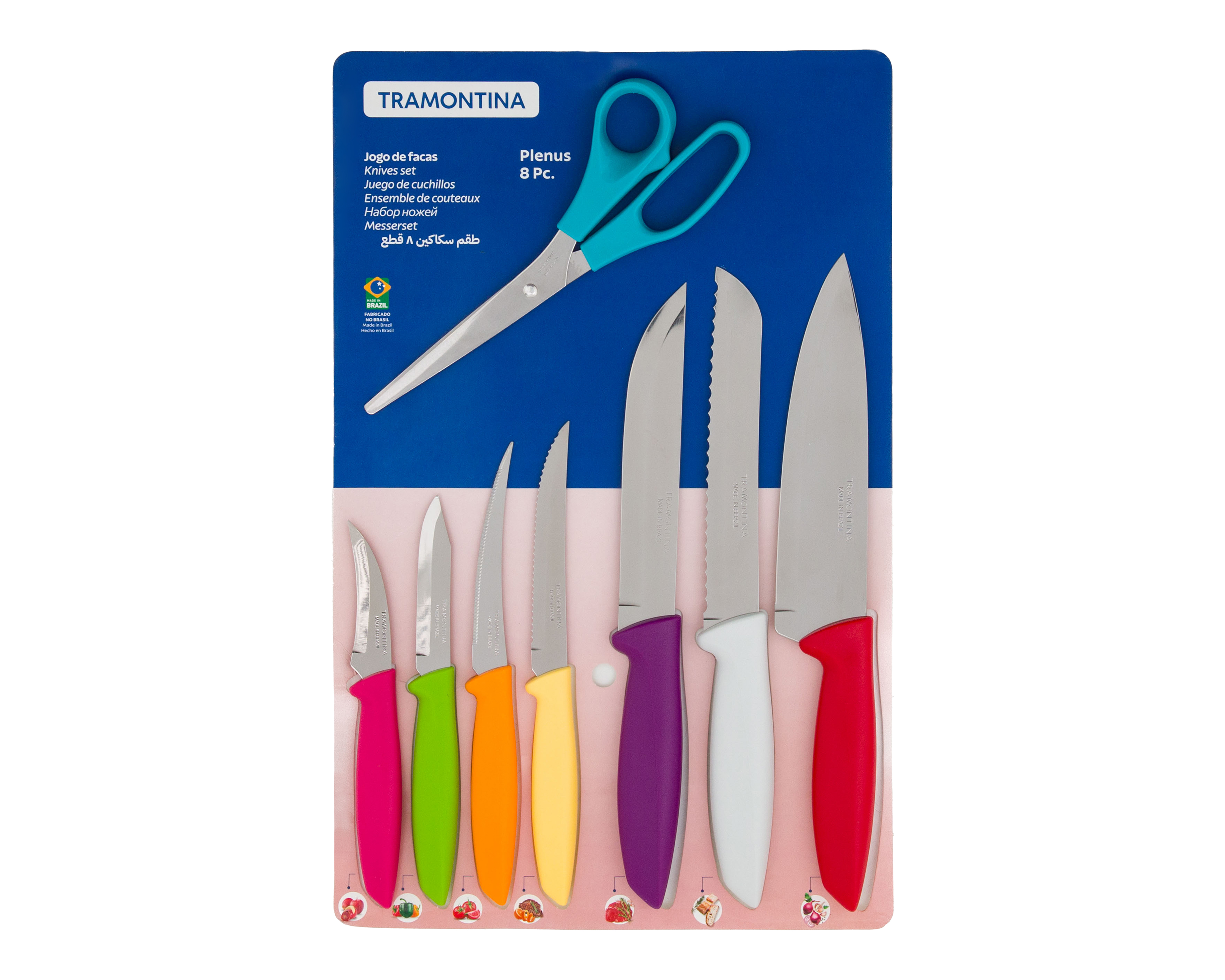 Foto 1 | Foto 1 | Set de Utensilios de Cocina Tramontina de Acero Inoxidable 8 Piezas