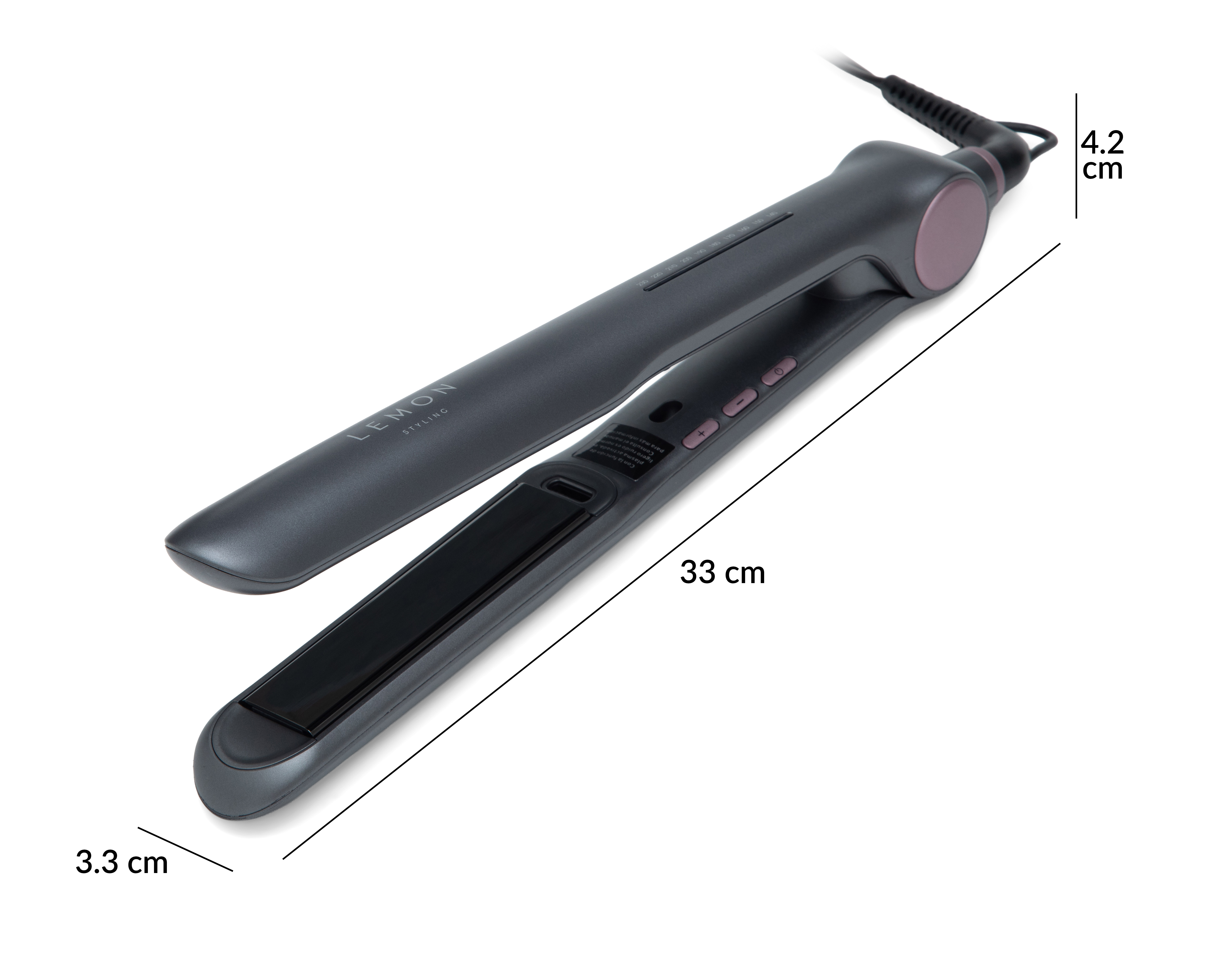 Foto 7 | Foto 7 | Plancha para Cabello Lemon Styling Blossom con Tapete