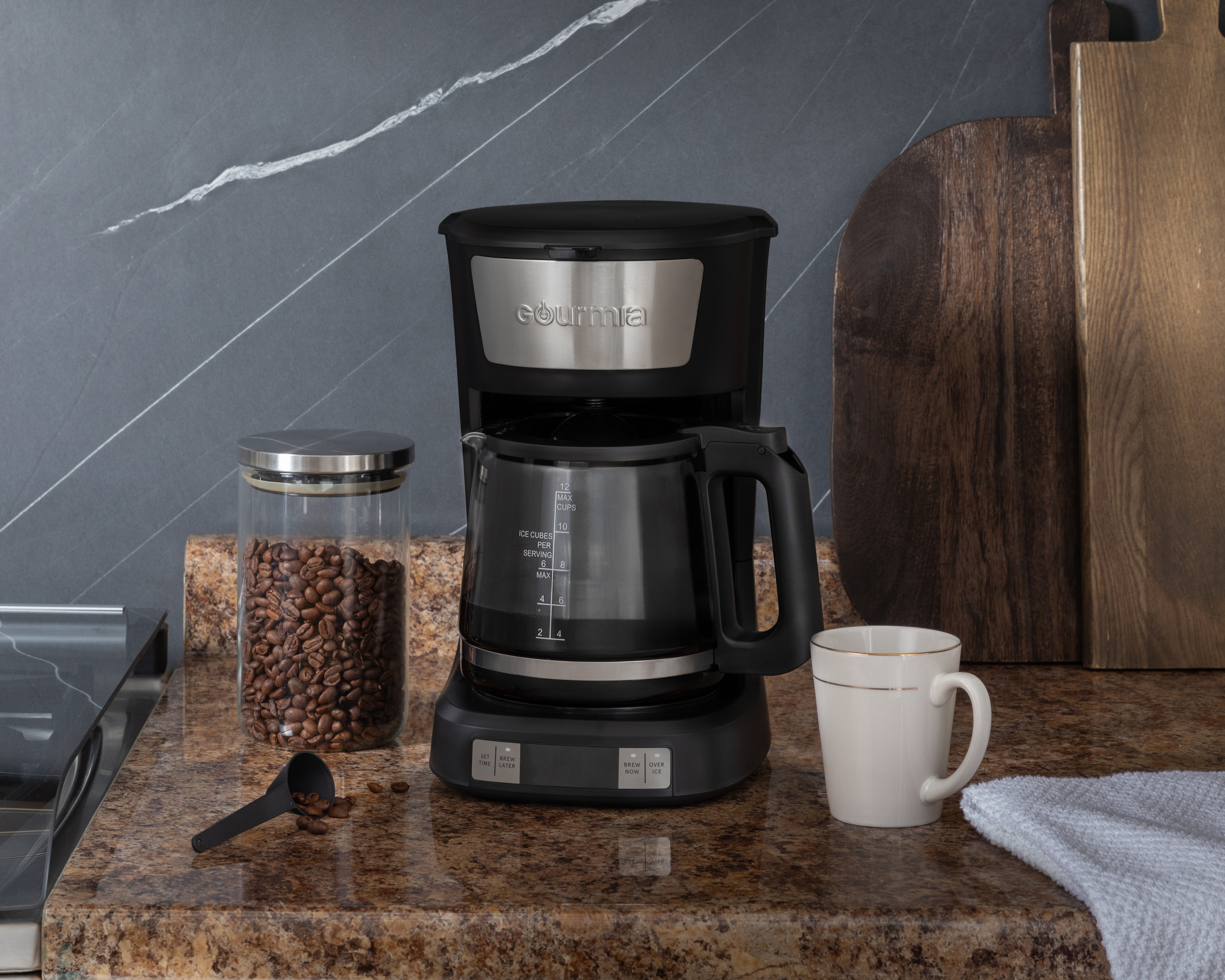 Cafetera Gourmia GCM3259 12 Tazas