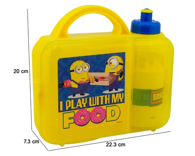 Foto 6 | Foto 6 | Lonchera Fun Kids Minions con Botella para Agua