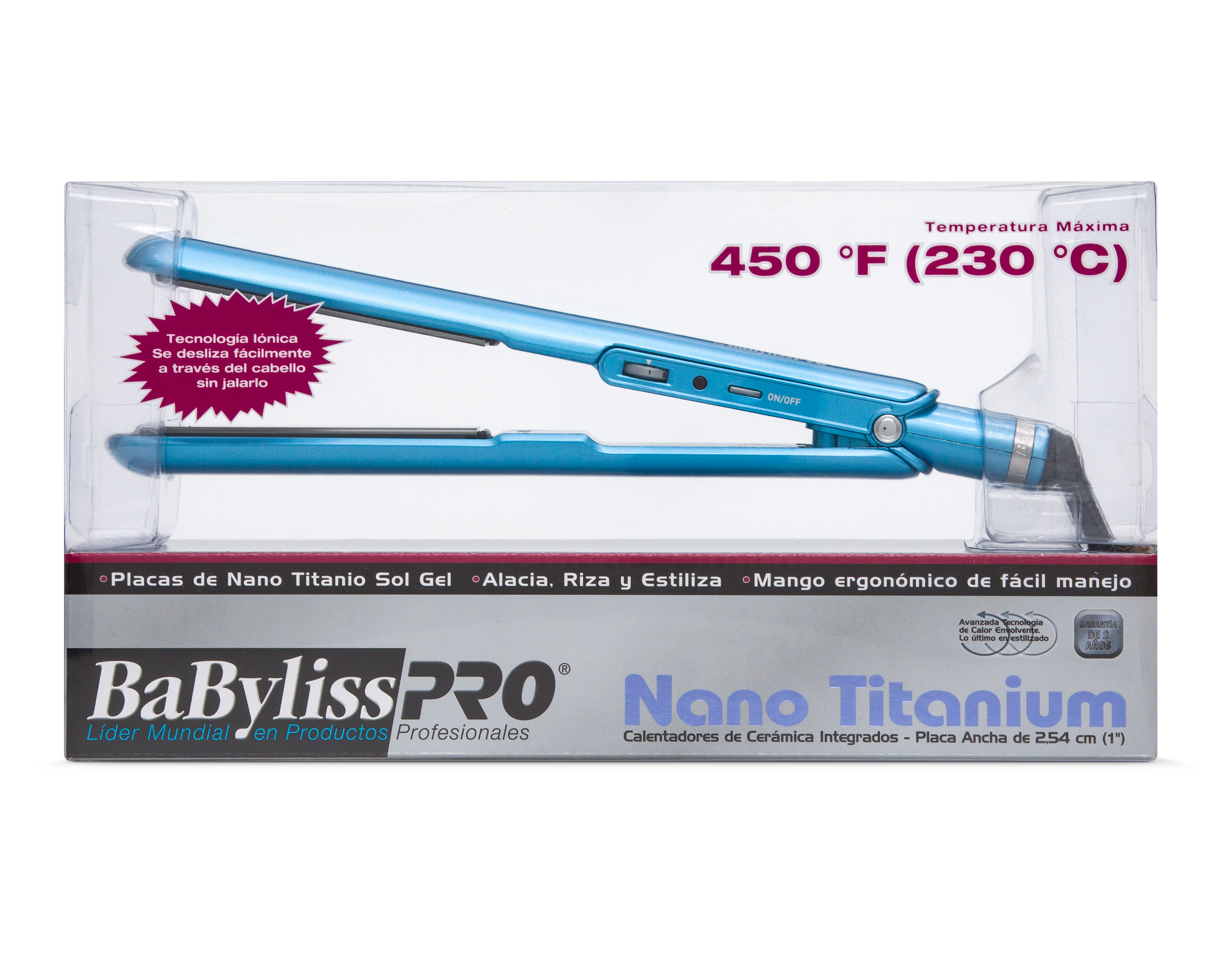 Foto 5 pulgar | Foto 4 | Plancha para Cabello BabylissPro BNT9557ES con Nano Titanium