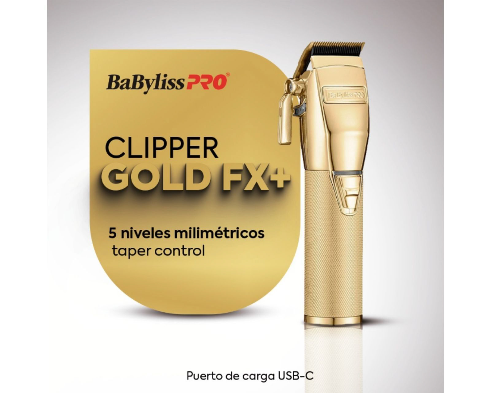 Foto 7 pulgar | Foto 6 | Juego de Peluquería BaBylissPRO Clipper Gold FX+ Recargable 14 Piezas
