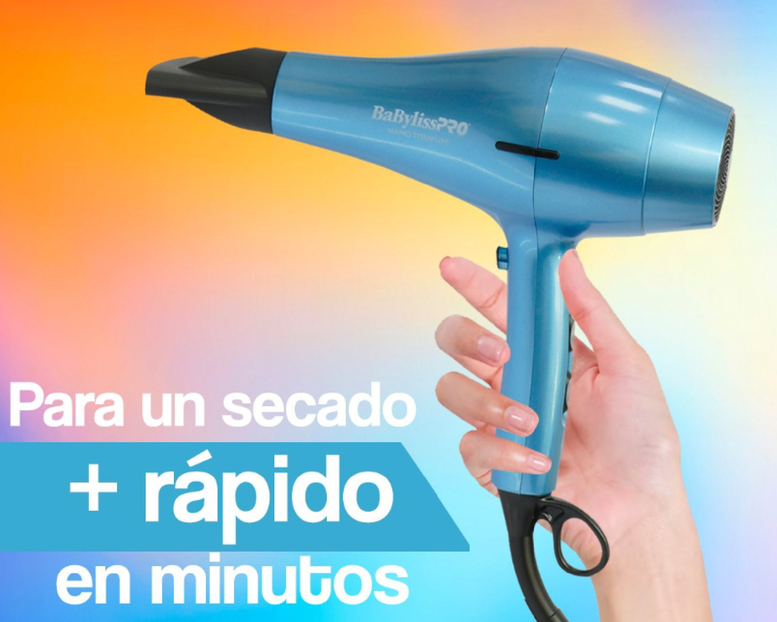 Foto 7 pulgar | Foto 6 | Secadora de Cabello BaByliss BNT6177ES Nano Titanium