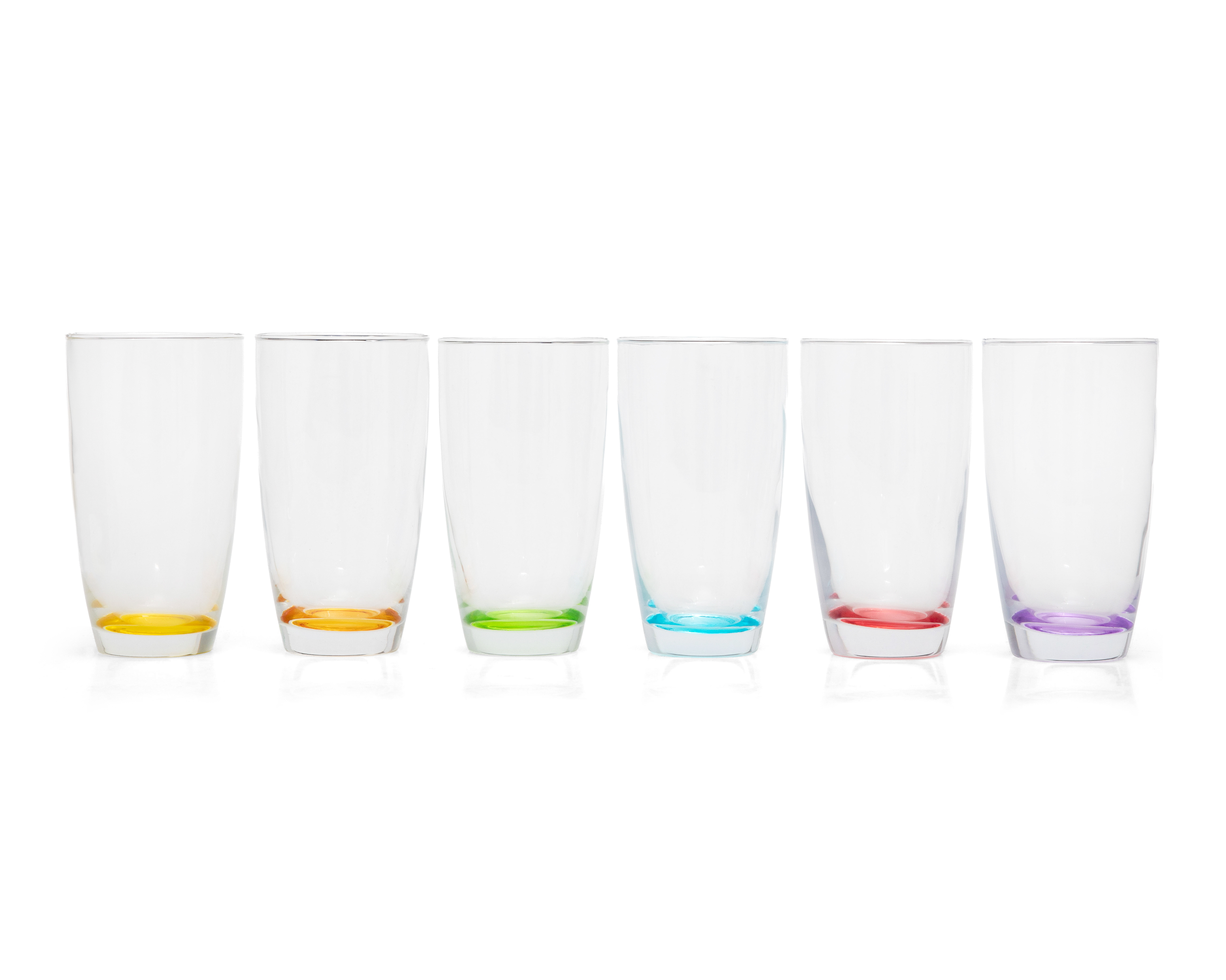 Vaso de Vidrio Glazé 415 ml 6 Piezas