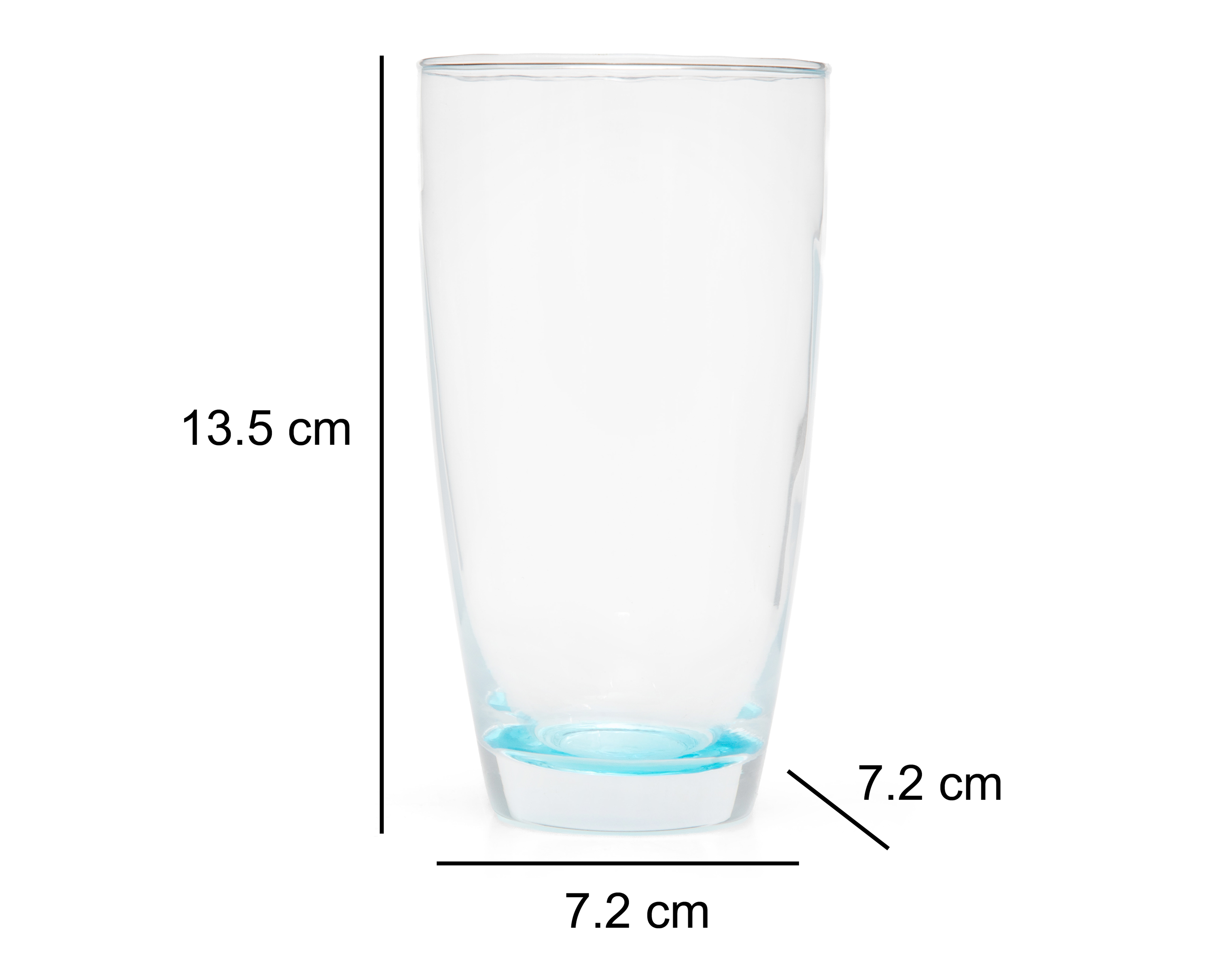 Foto 6 pulgar | Foto 5 | Vaso de Vidrio Glazé 415 ml 6 Piezas