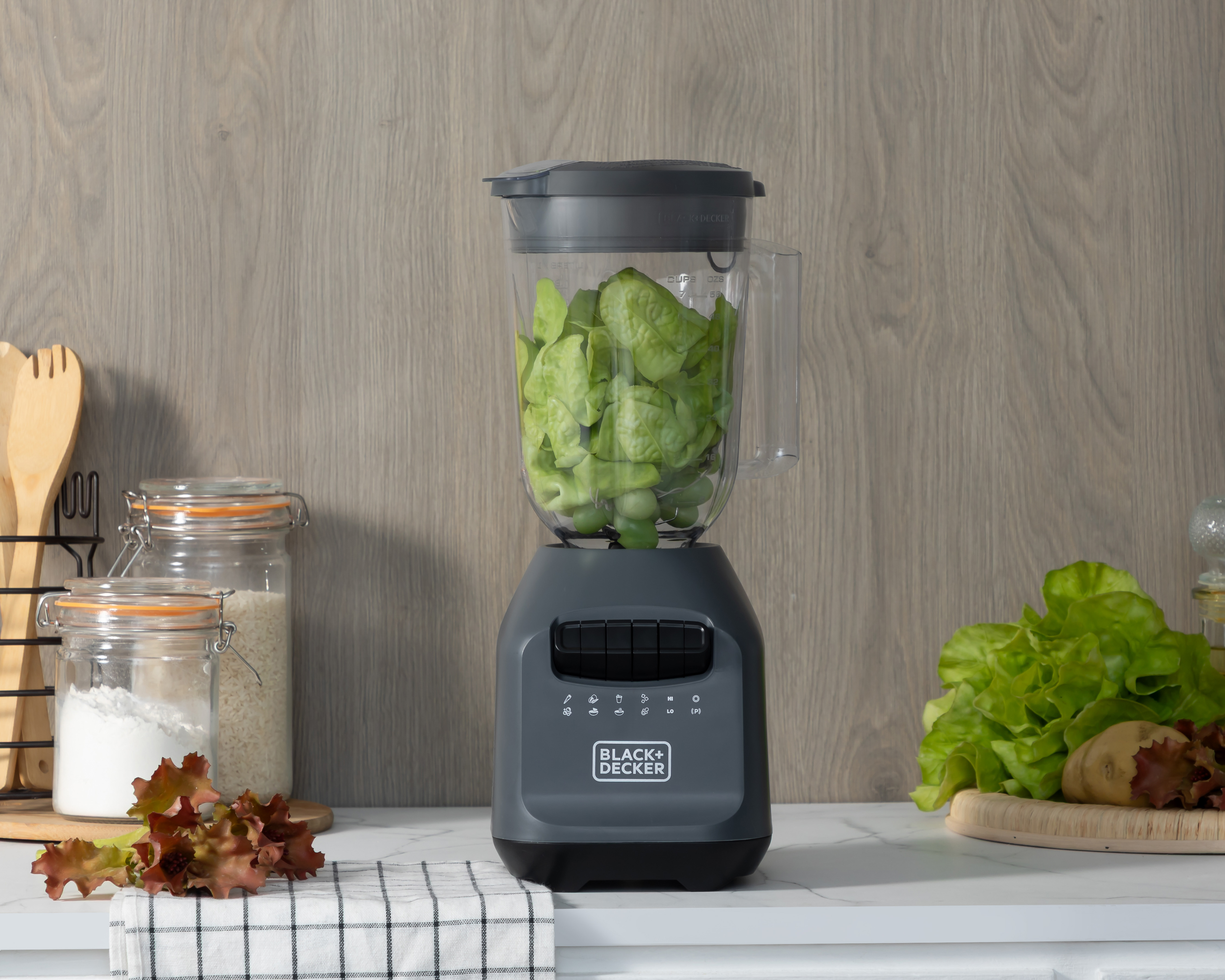 Licuadora Black+Decker Ice Crush de 8 Velocidades con Vaso de Plástico