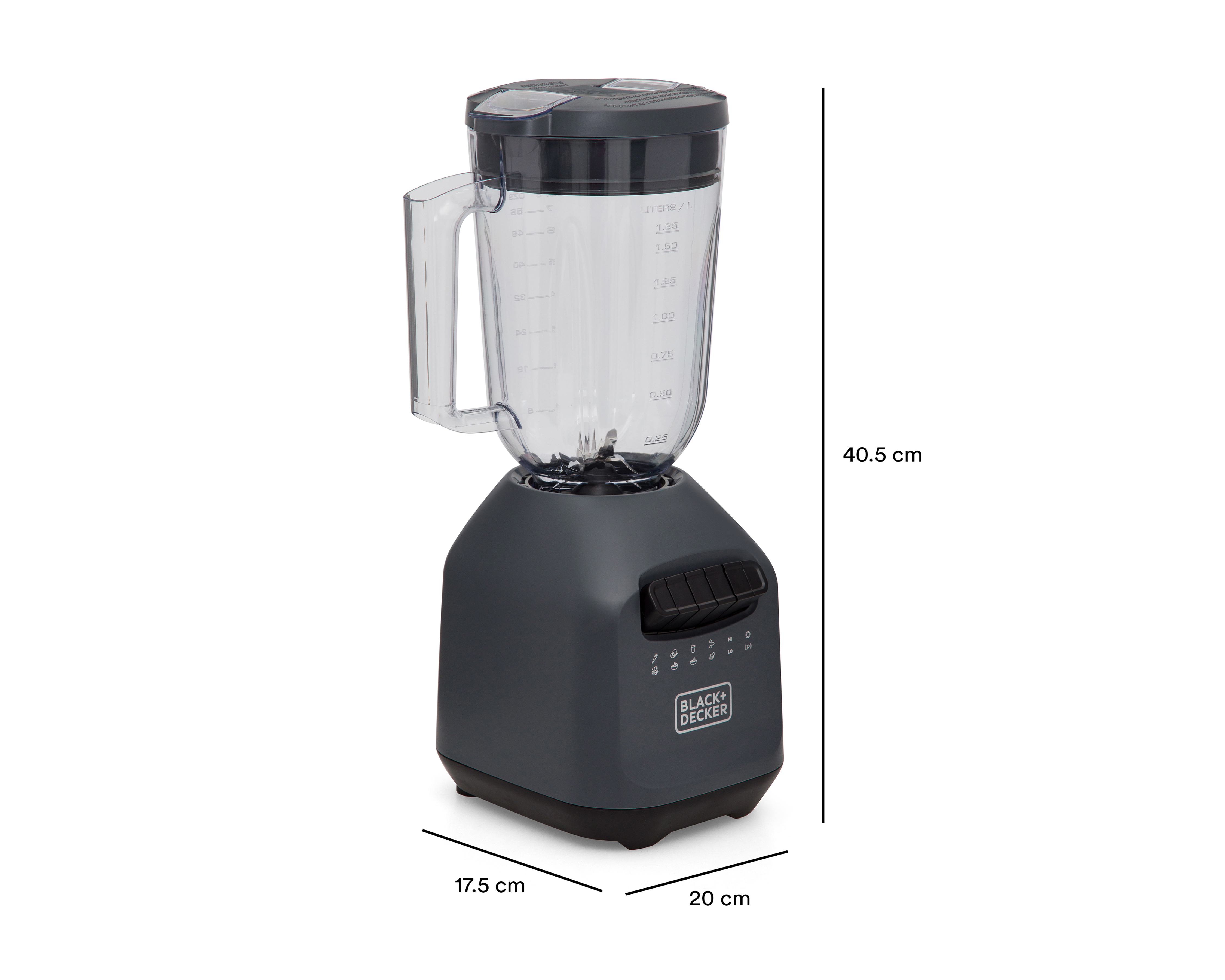 Foto 8 pulgar | Foto 7 | Licuadora Black+Decker Ice Crush de 8 Velocidades con Vaso de Plástico